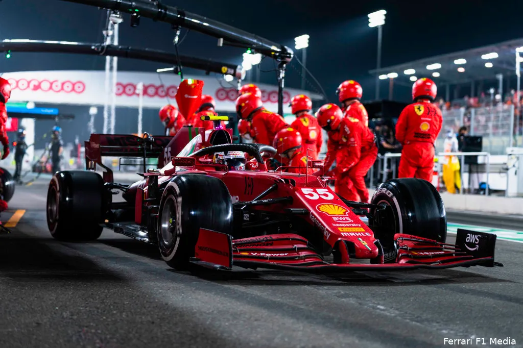 Carlos Sainz SF21 Ferrari Qatar