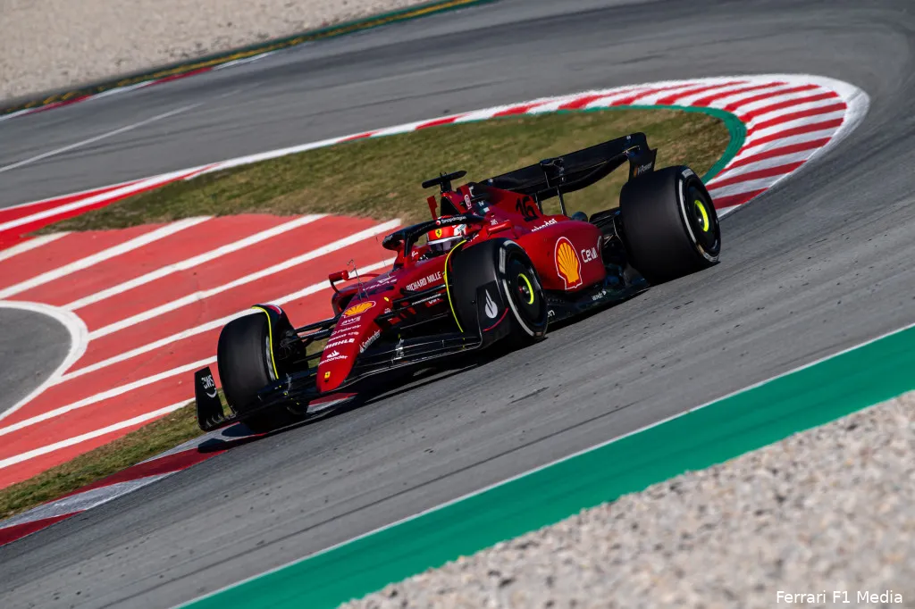 Charles Leclerc F1 75 Ferrari Test Barcelona1
