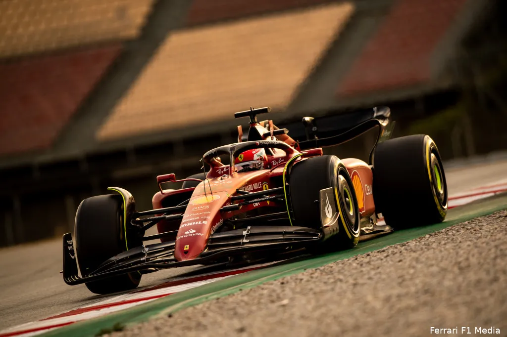 Charles Leclerc F1 75 Ferrari Test Barcelona3