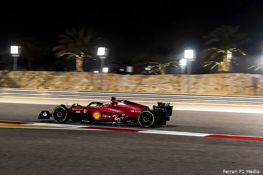 Charles Leclerc F1 75 Ferrari Bahrein Test
