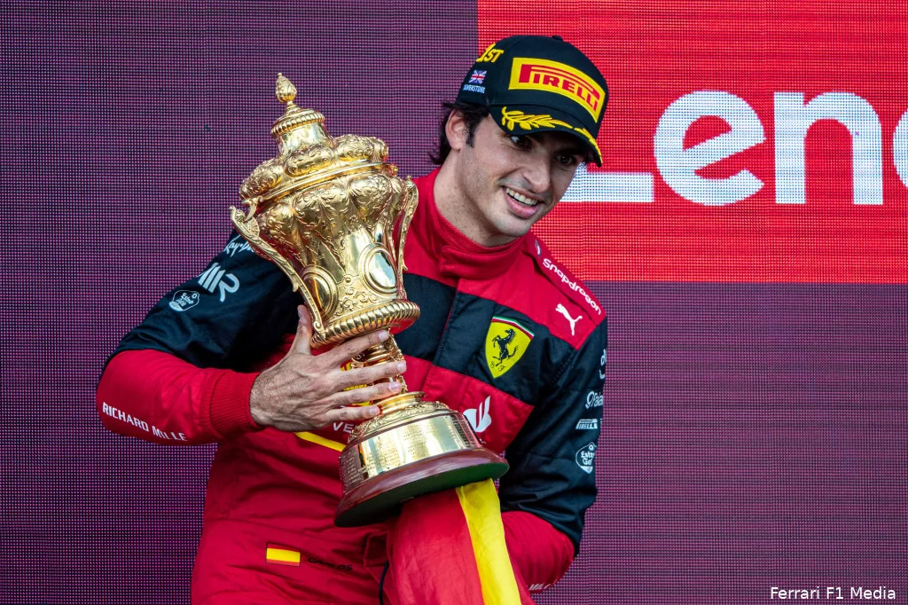 Carlos Sainz Ferrari GP Groot Brittannië 2022 2