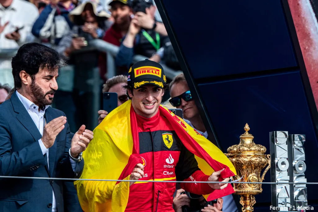 Carlos Sainz Ferrari GP Groot Brittannië 2022 5