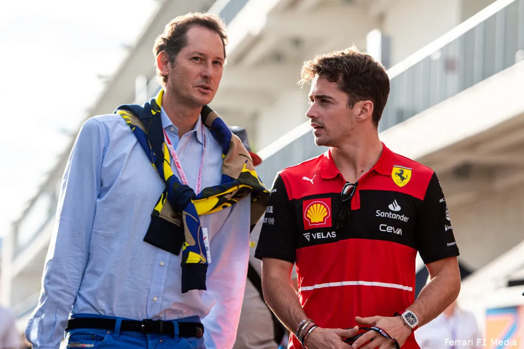 john elkann charles leclerc ferrari f1 gp verenigde staten 2022 2