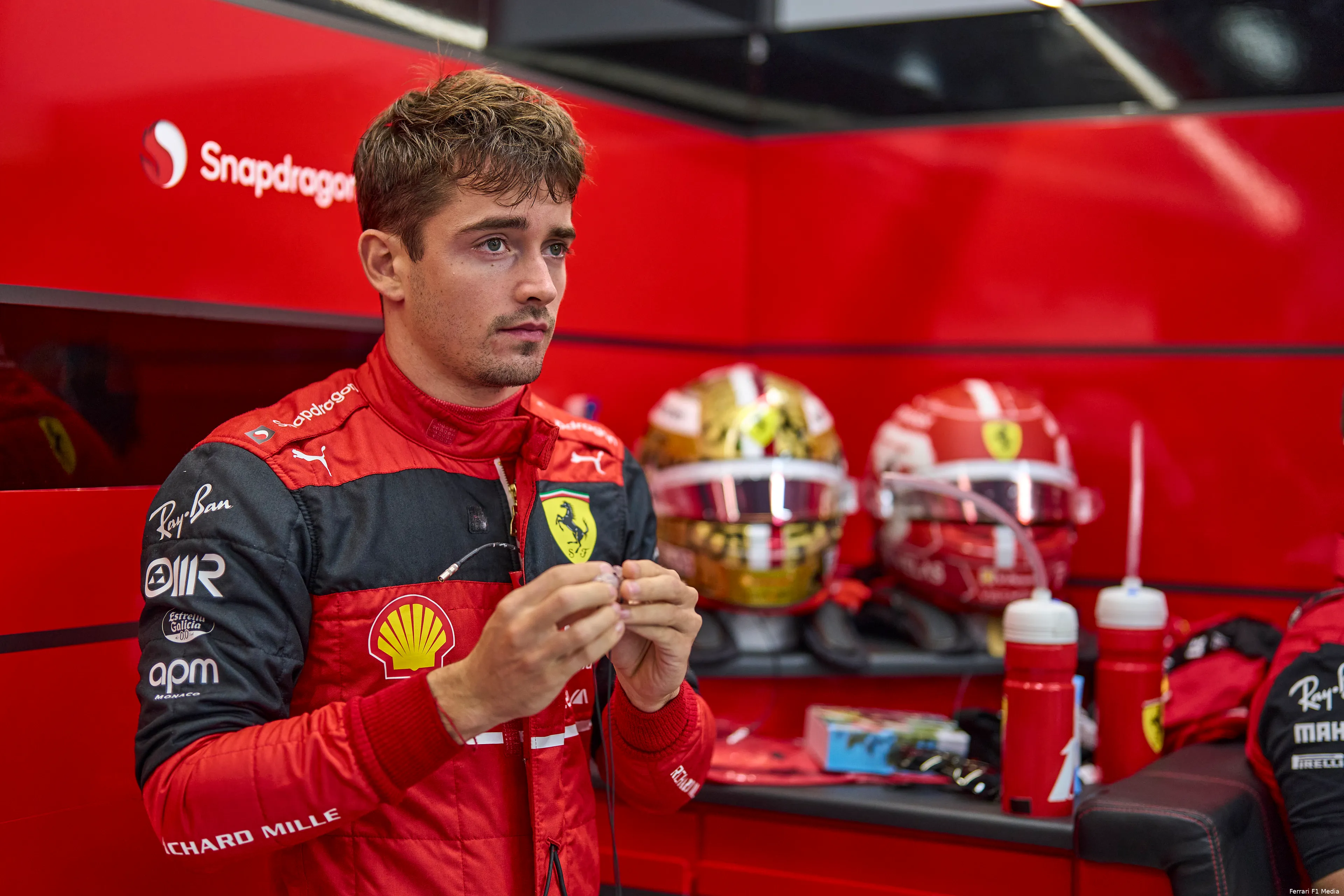 Leclerc vrije training Singapore 2022
