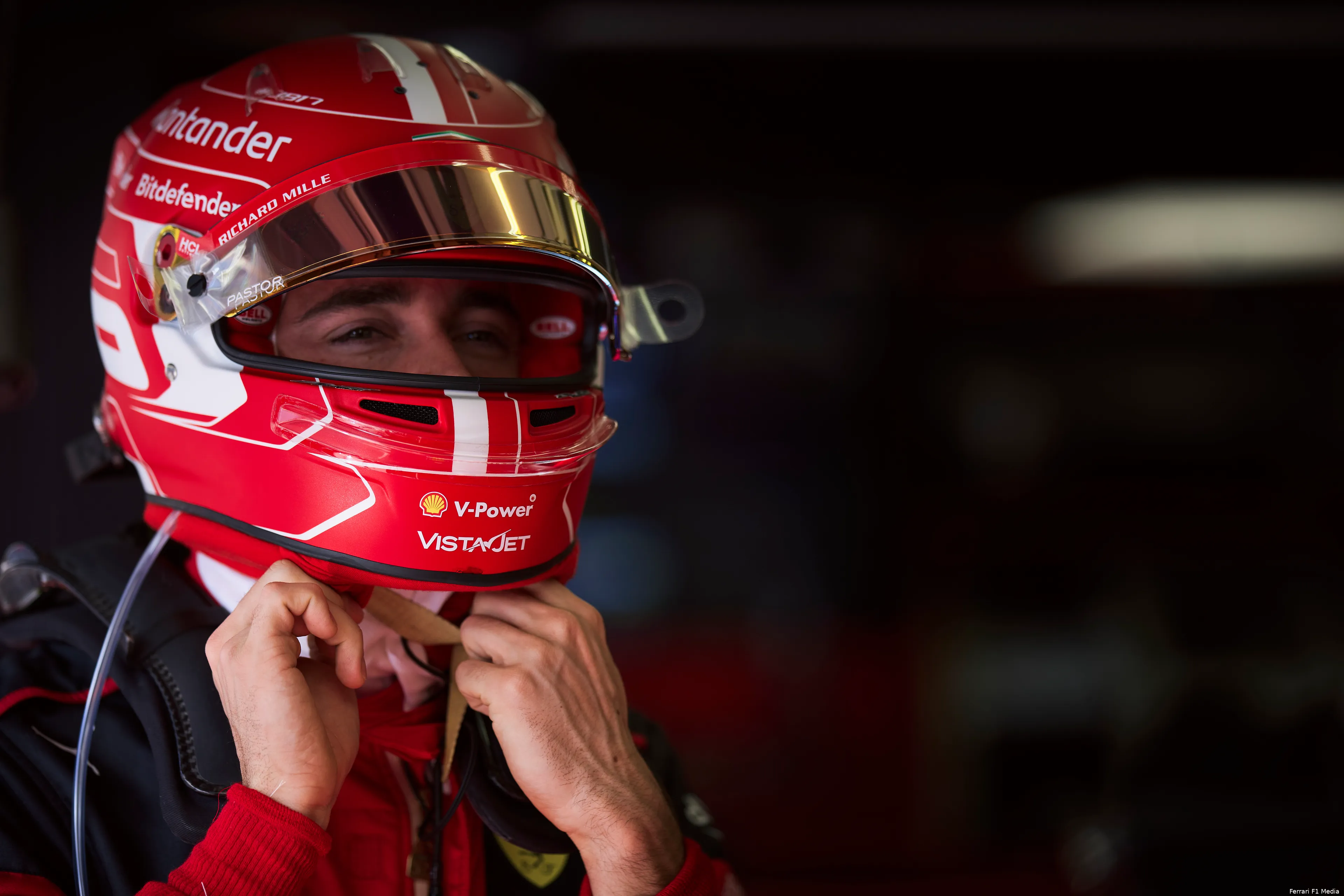 charles leclerc ferrari f1 testing bahrein 2023