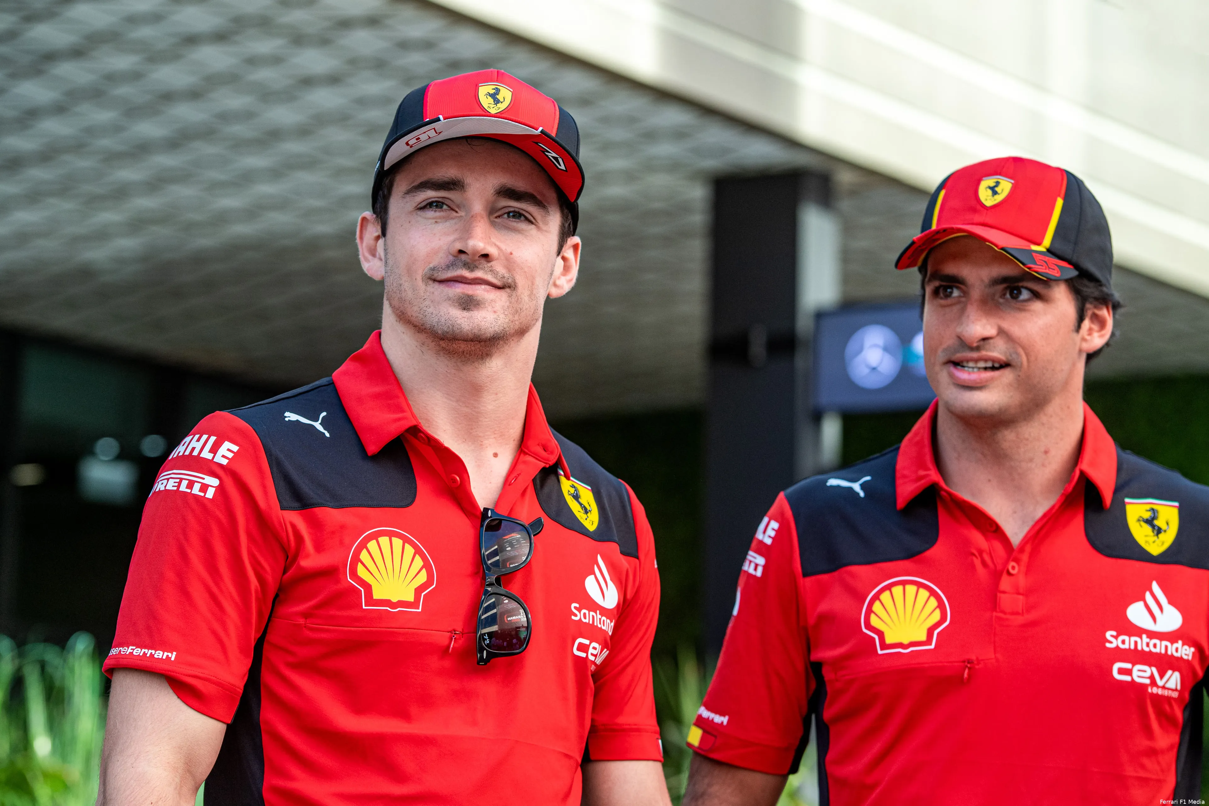 carlos sainz charles leclerc