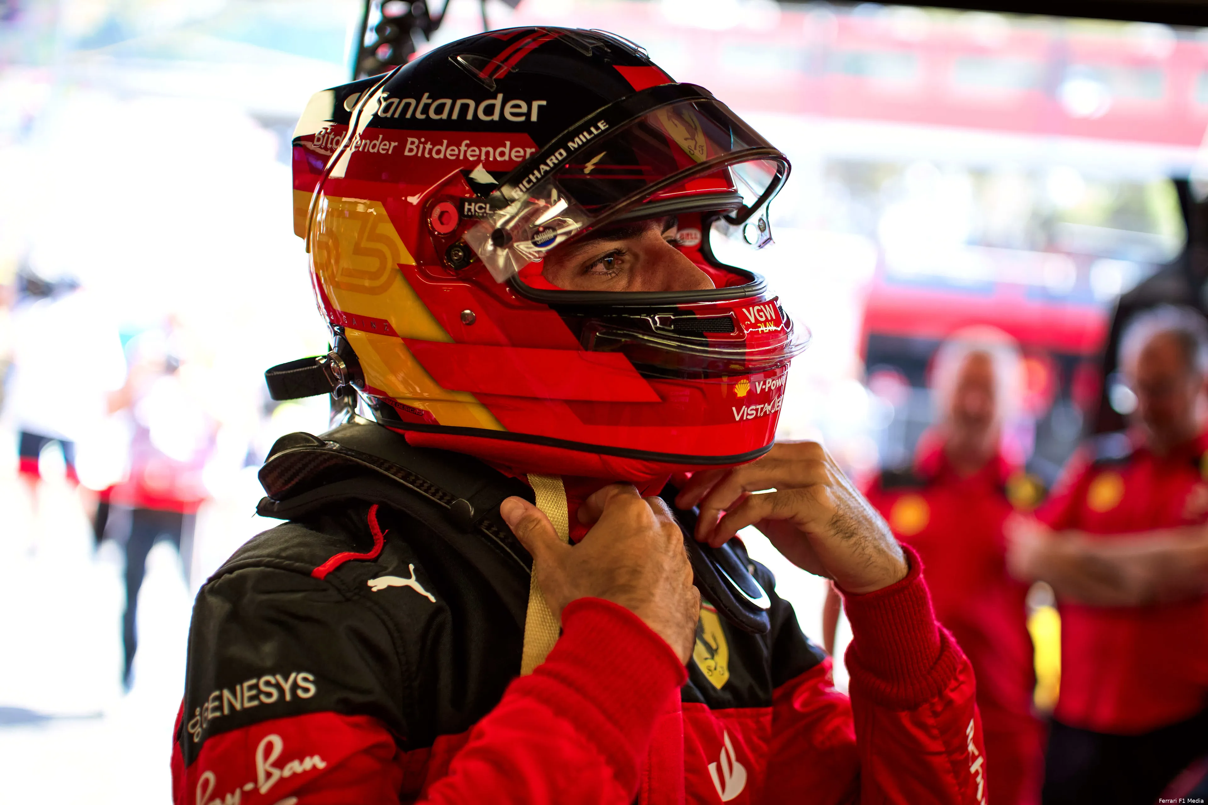 carlos sainz ferrari azerbeidzjan 2023