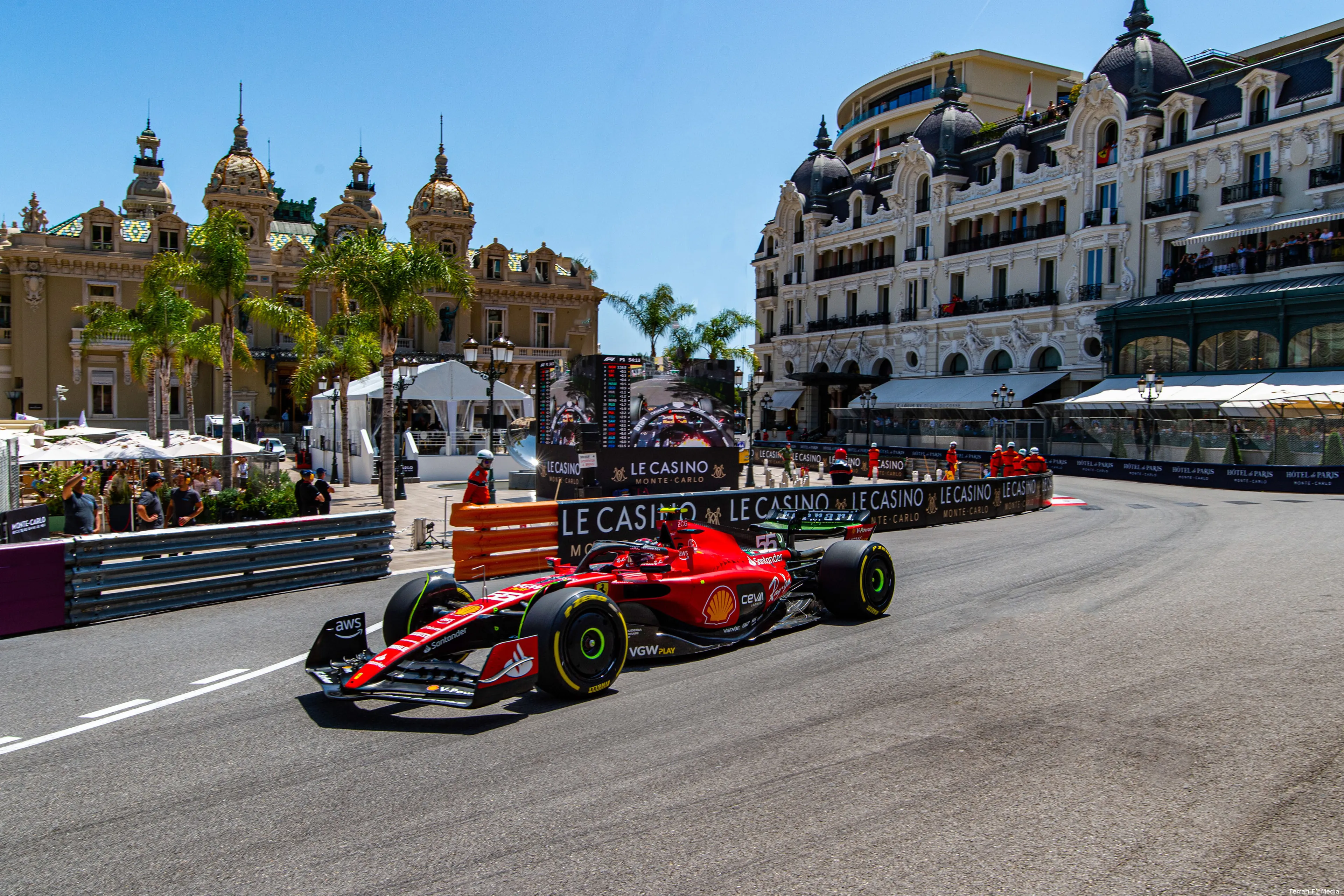 230033 scuderia ferrari monaco gp friday