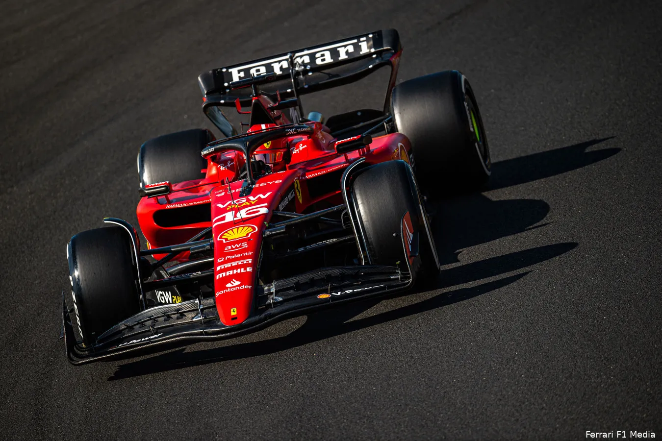 leclerc ferrari hungaroring hongarije