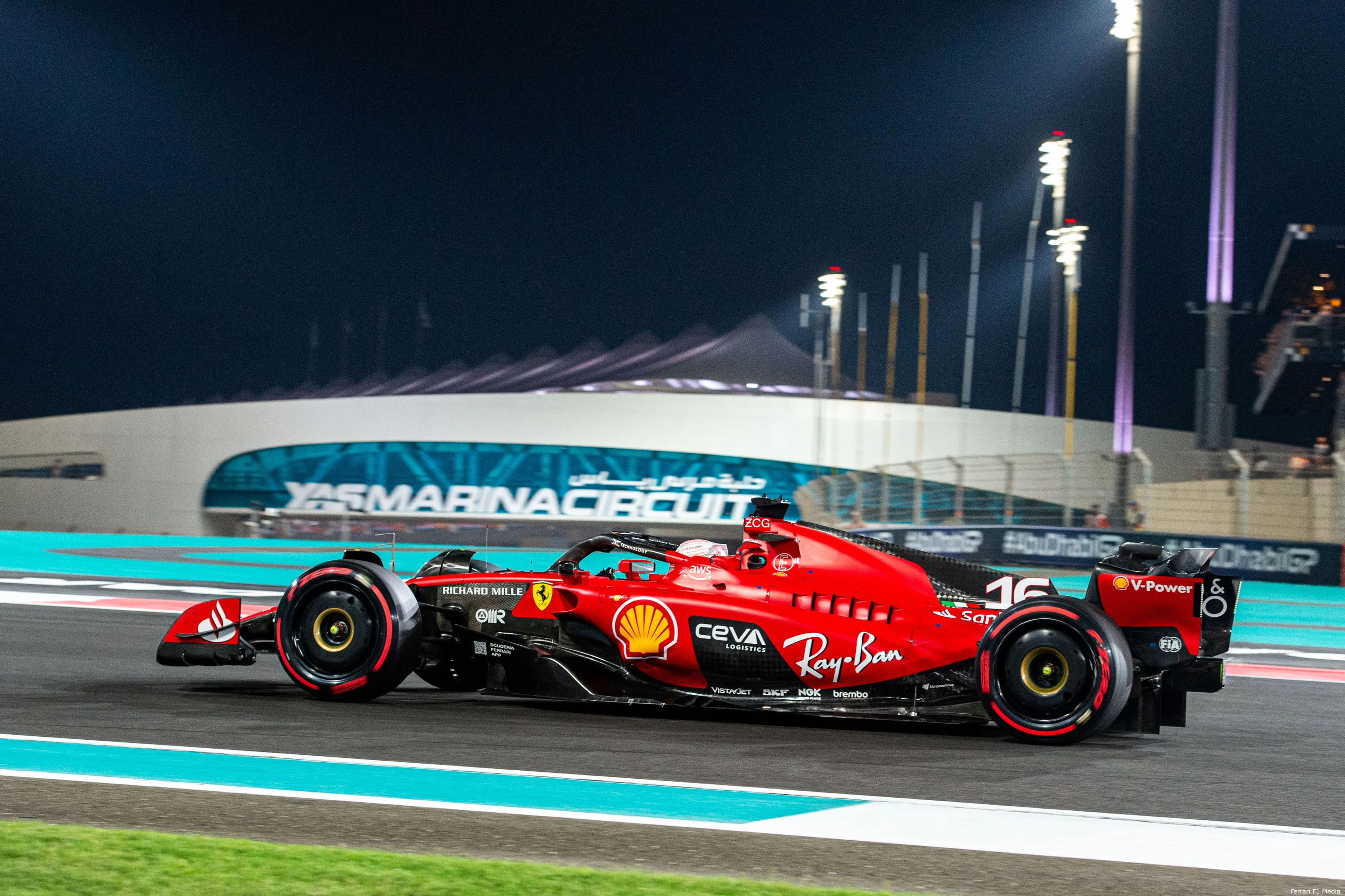 charles leclerc ferrari abudhabi