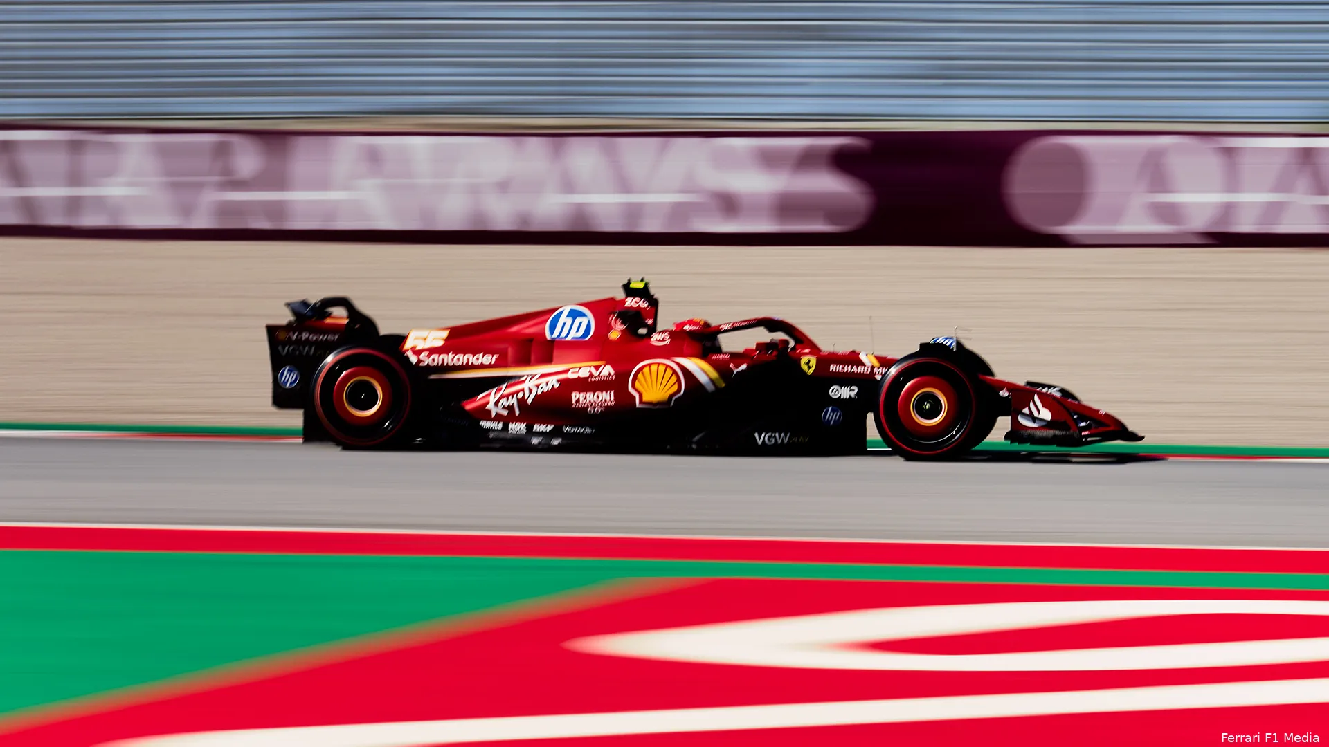 carlos sainz ferrari spanje vrijdag 2024