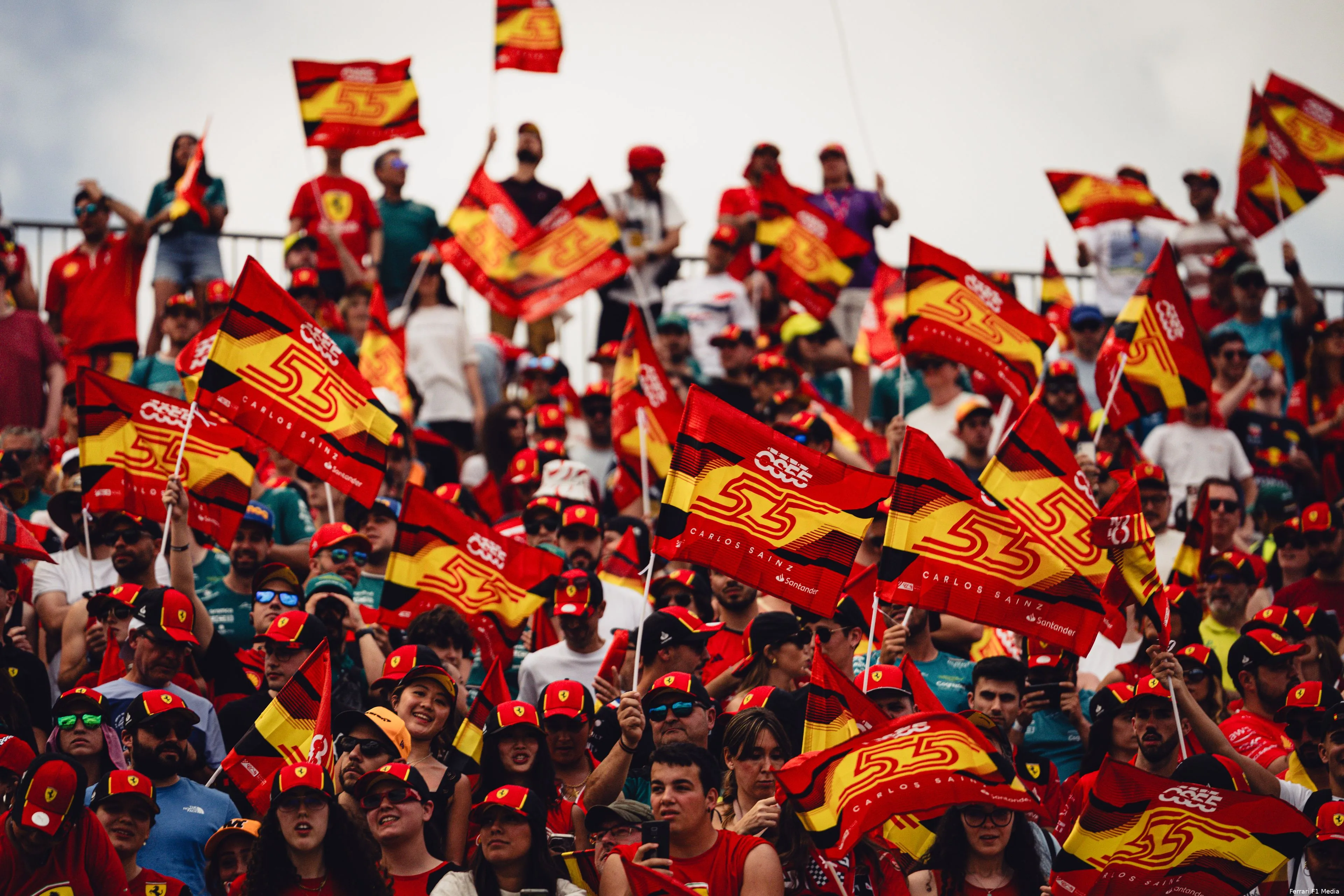 carlos sainz spanje race ferrari 2024