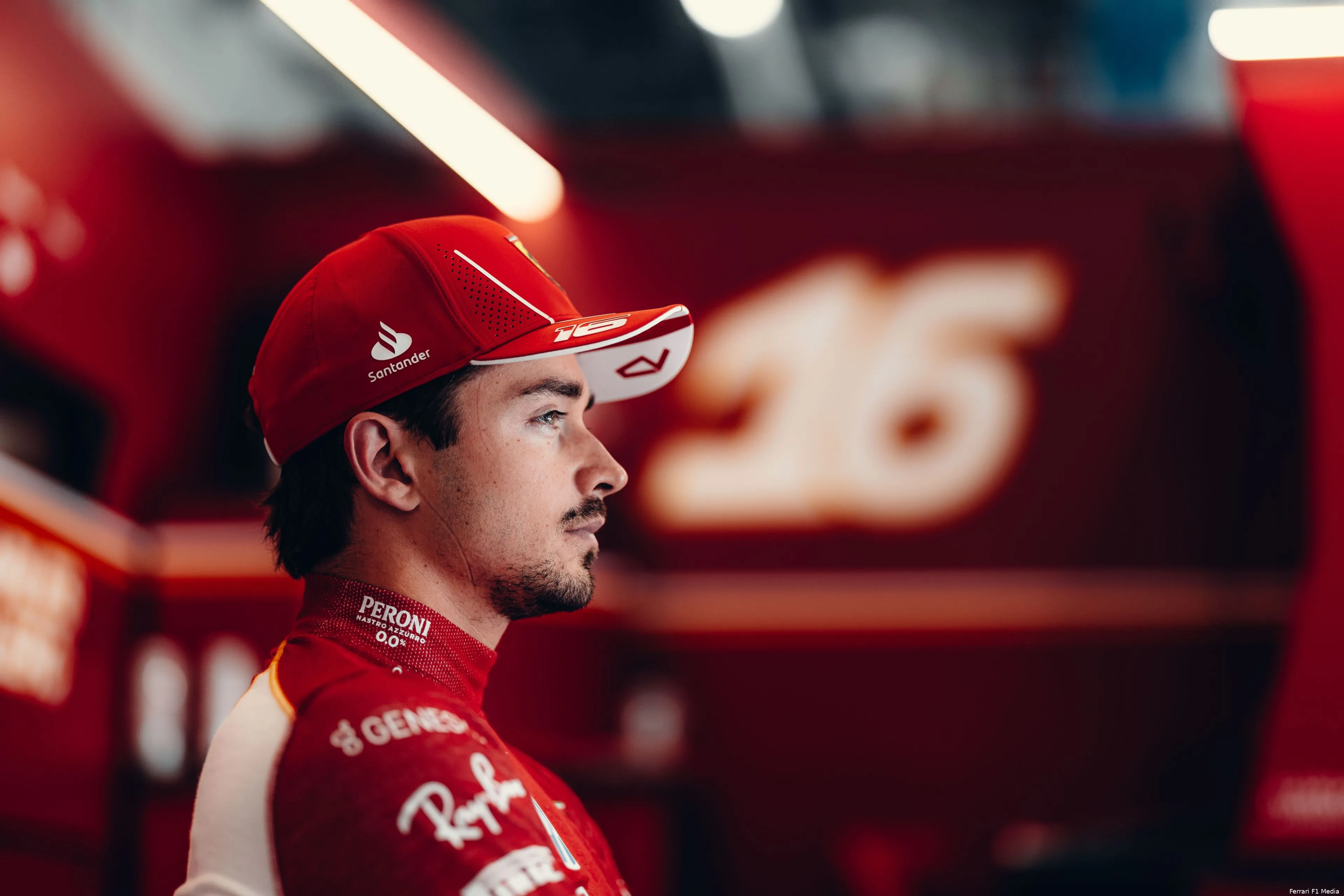 charles leclerc garage ferrari oostenrijk 2024