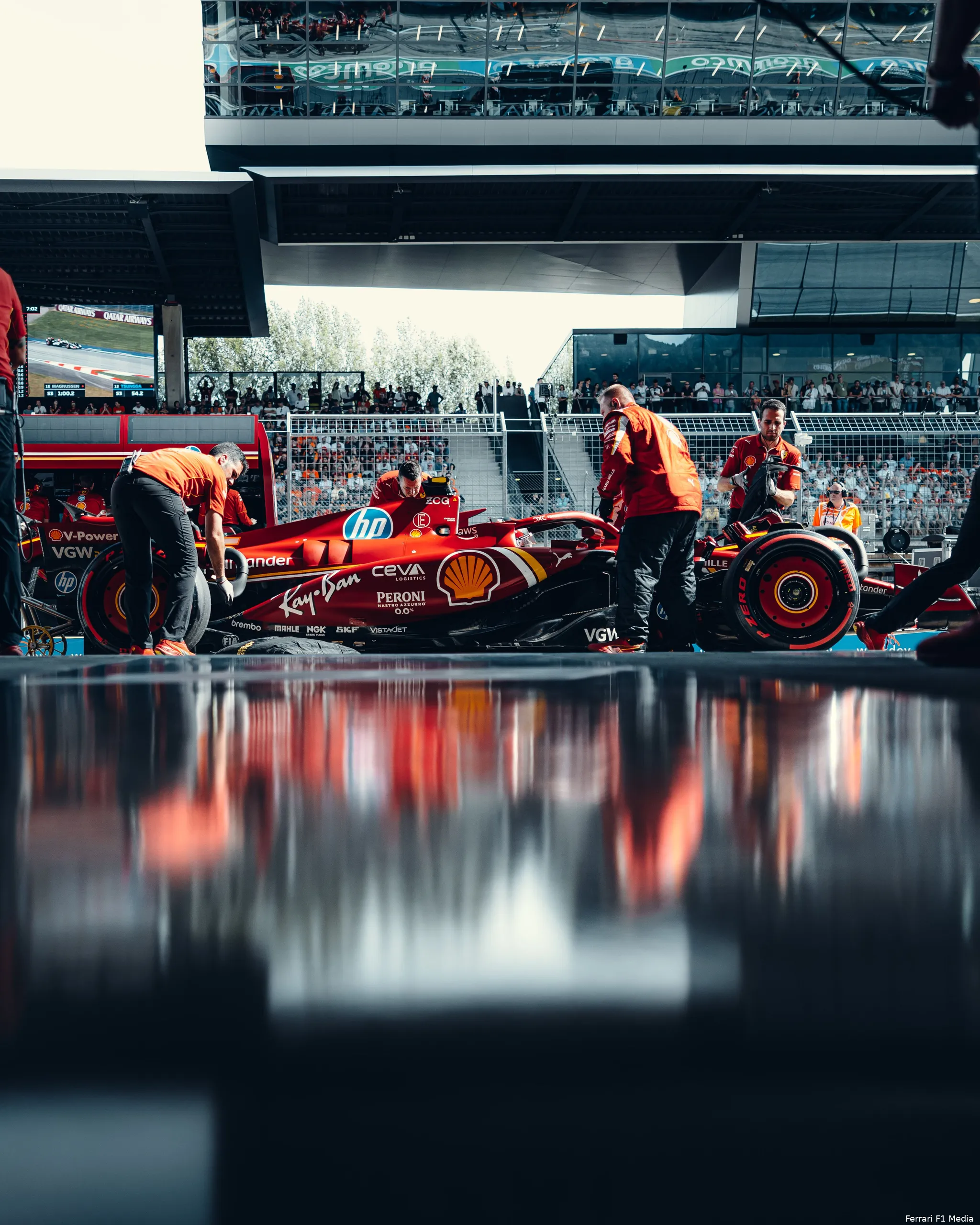 pitstraat oostenrijk ferrari 2024