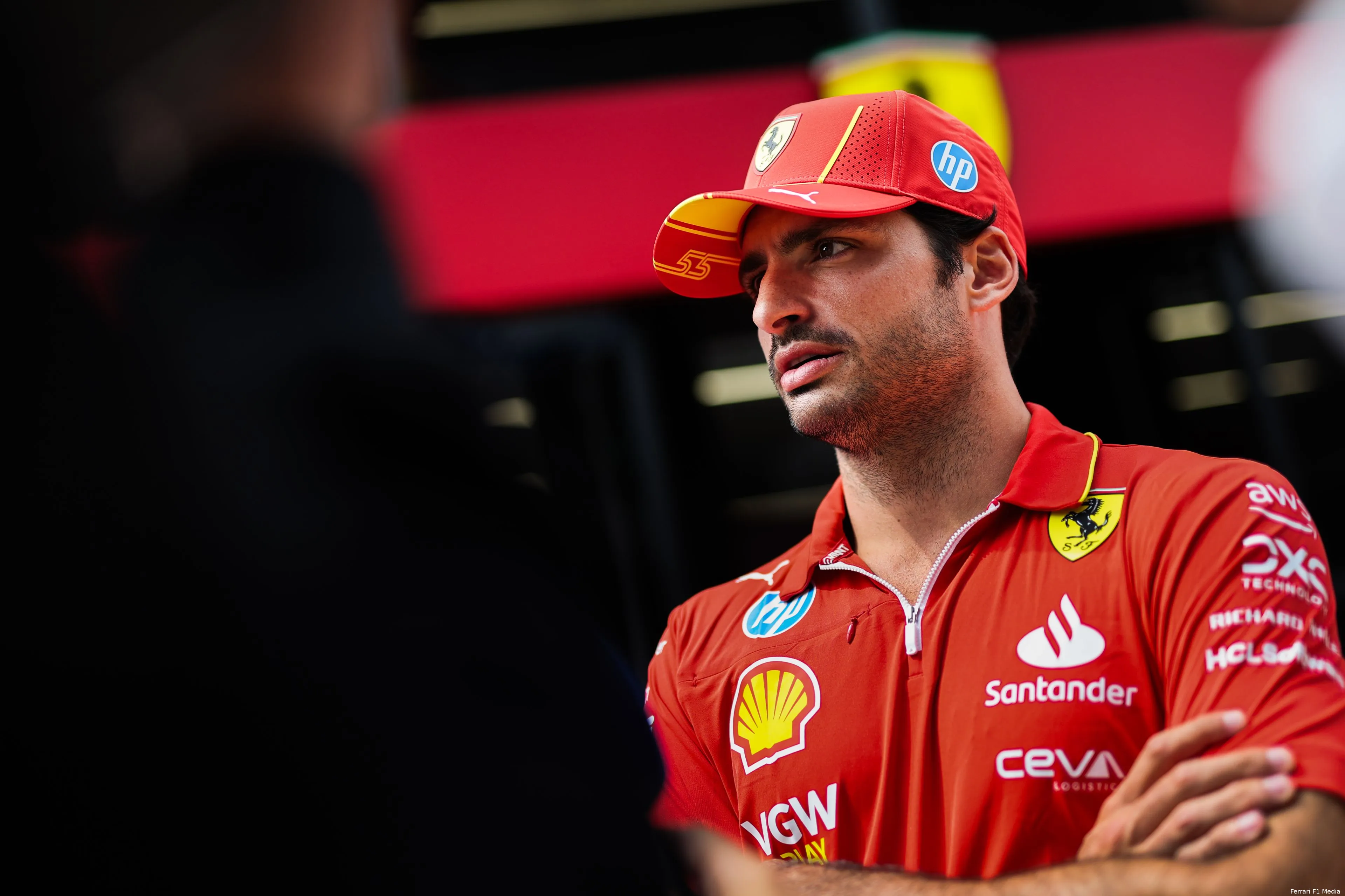 carlos sainz ferrari vrijdag gp belgie 2024 4