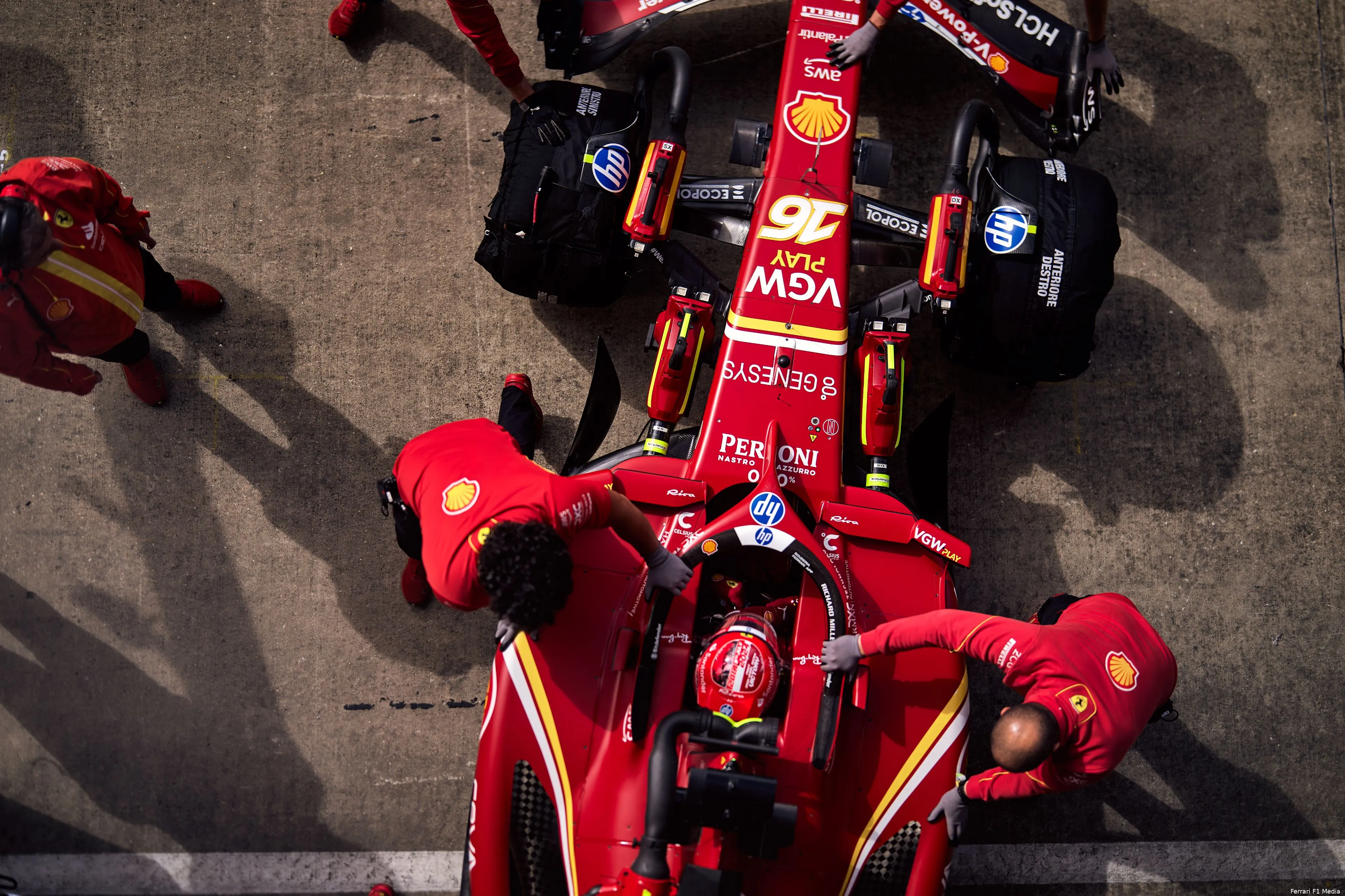 charles leclerc ferrari groot brittannie vrijdag 2024 13