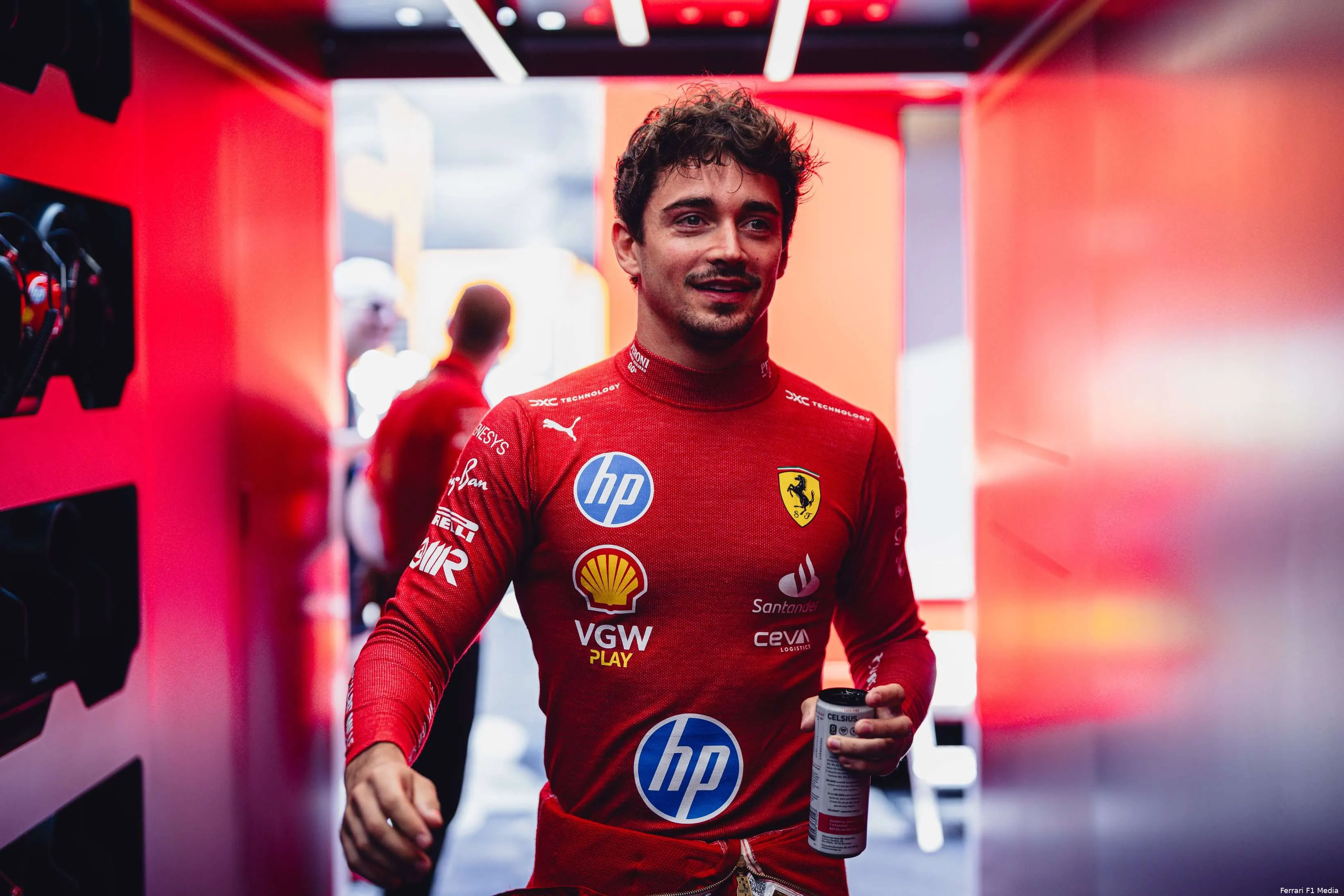 charles leclerc ferrari hongarije vrijdag 2024