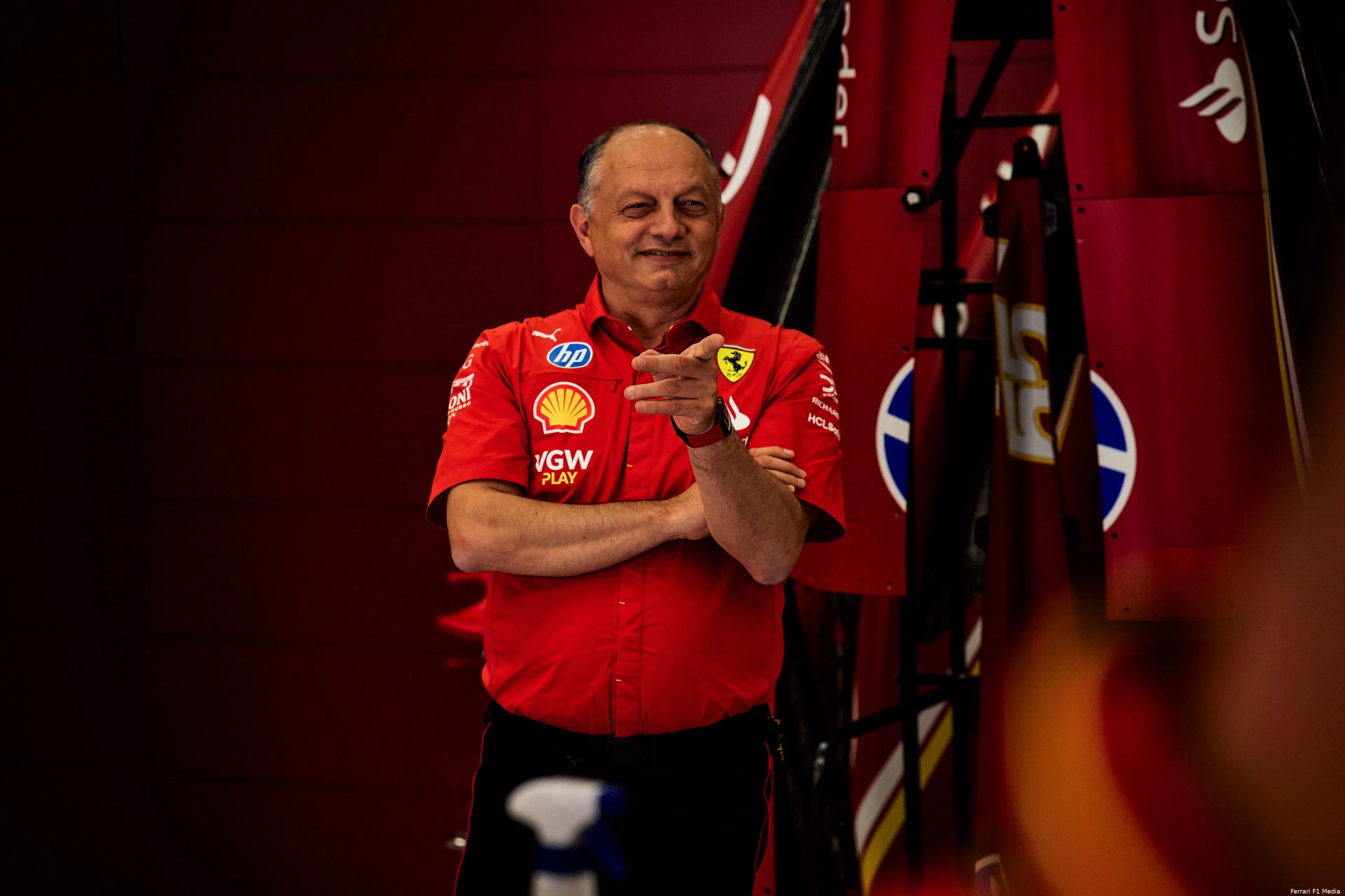 fred vasseur ferrari vrijdag gp belgie 2024