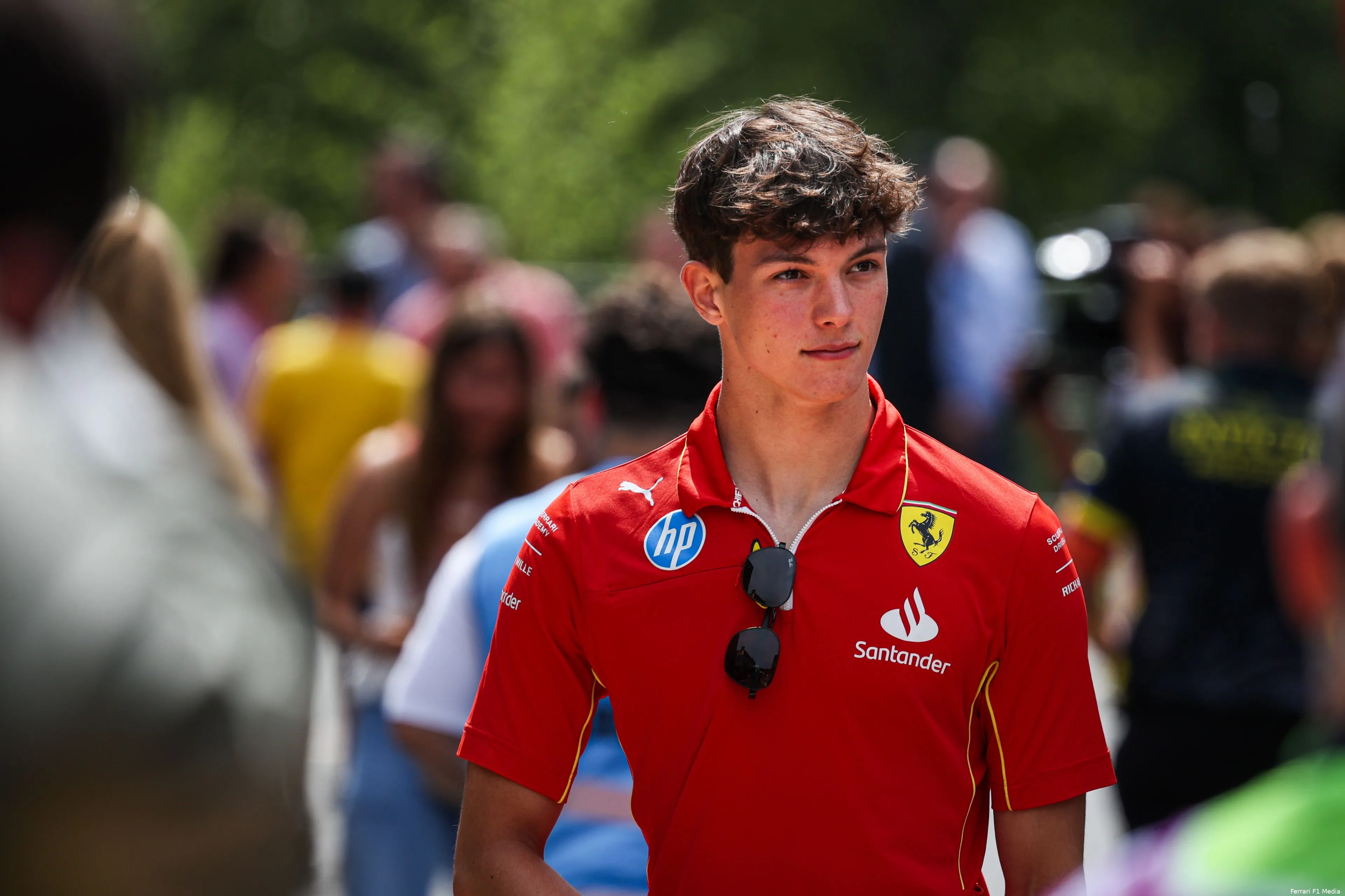 oliver bearman ferrari vrijdag gp belgie 2024