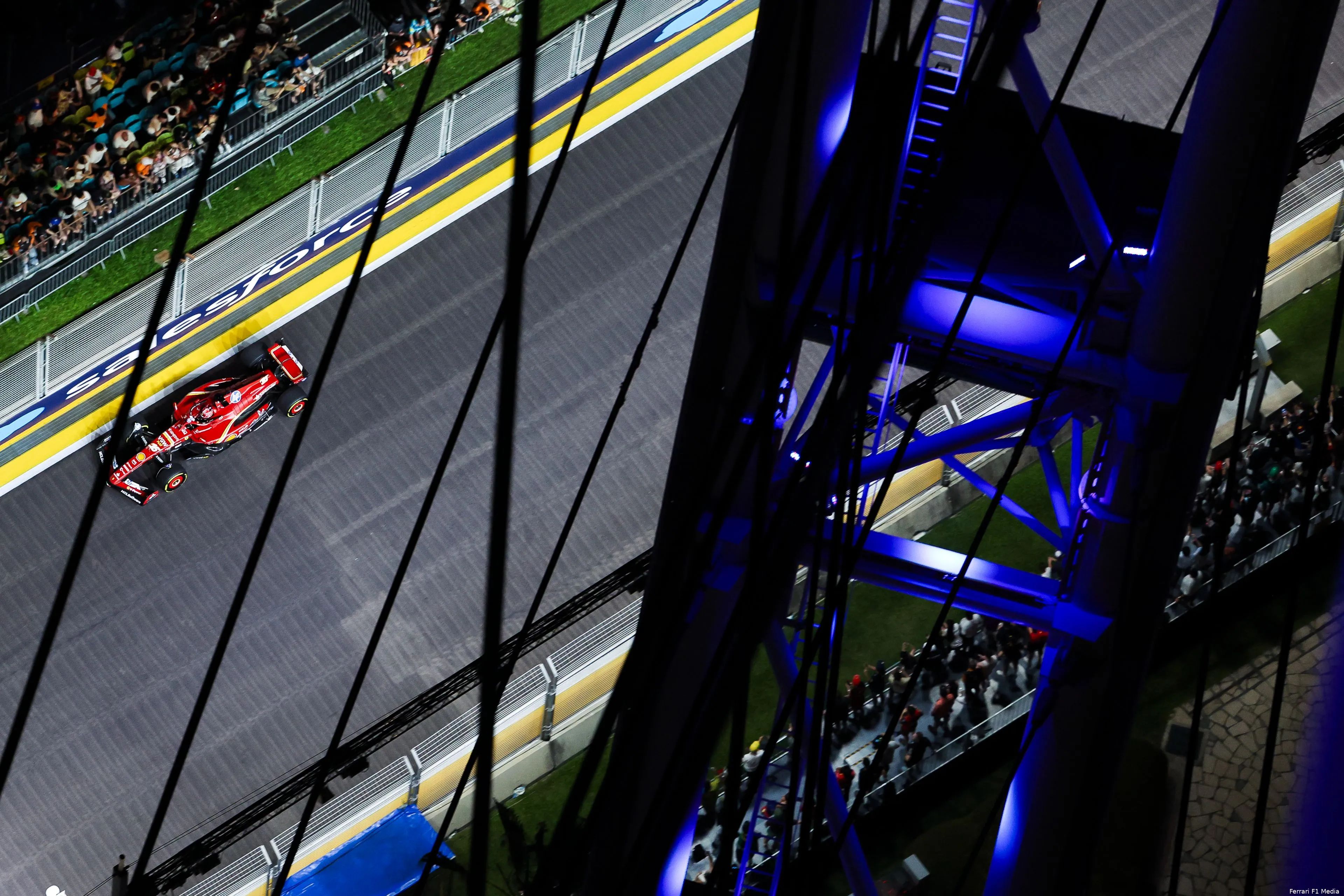 ferrari charles leclerc singapore gp zondag 2024 4