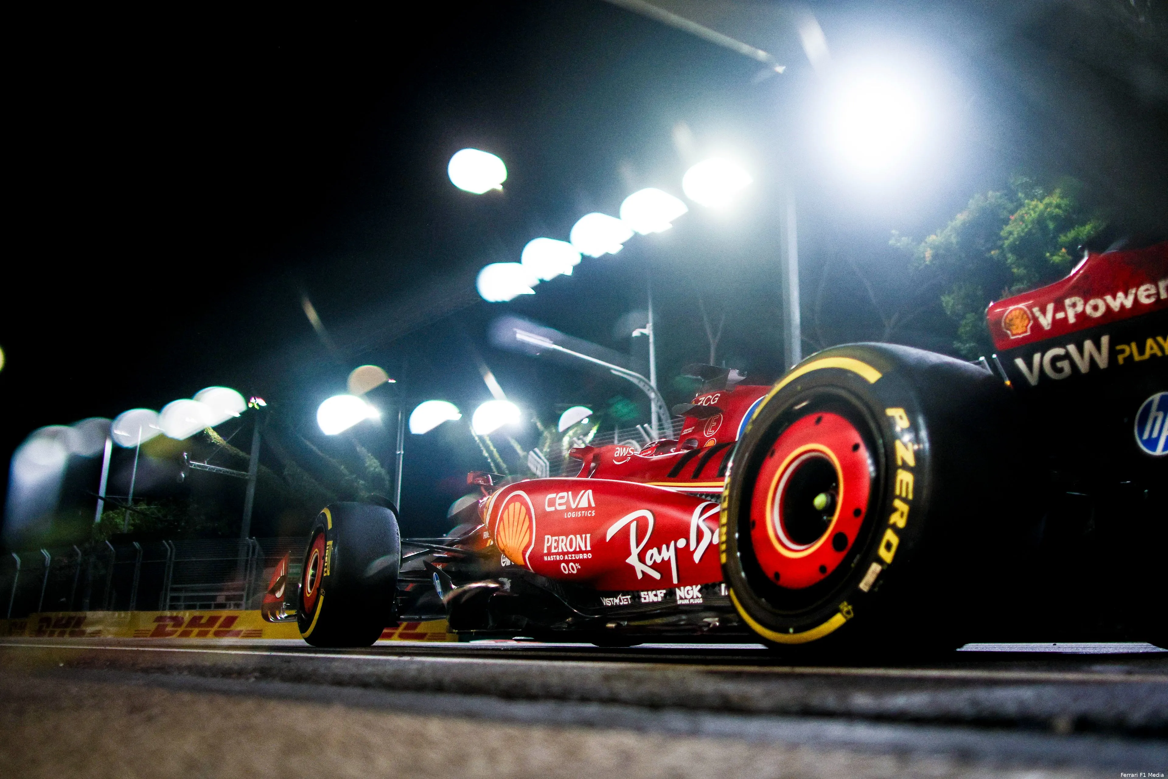 ferrari singapore gp zondag 2024