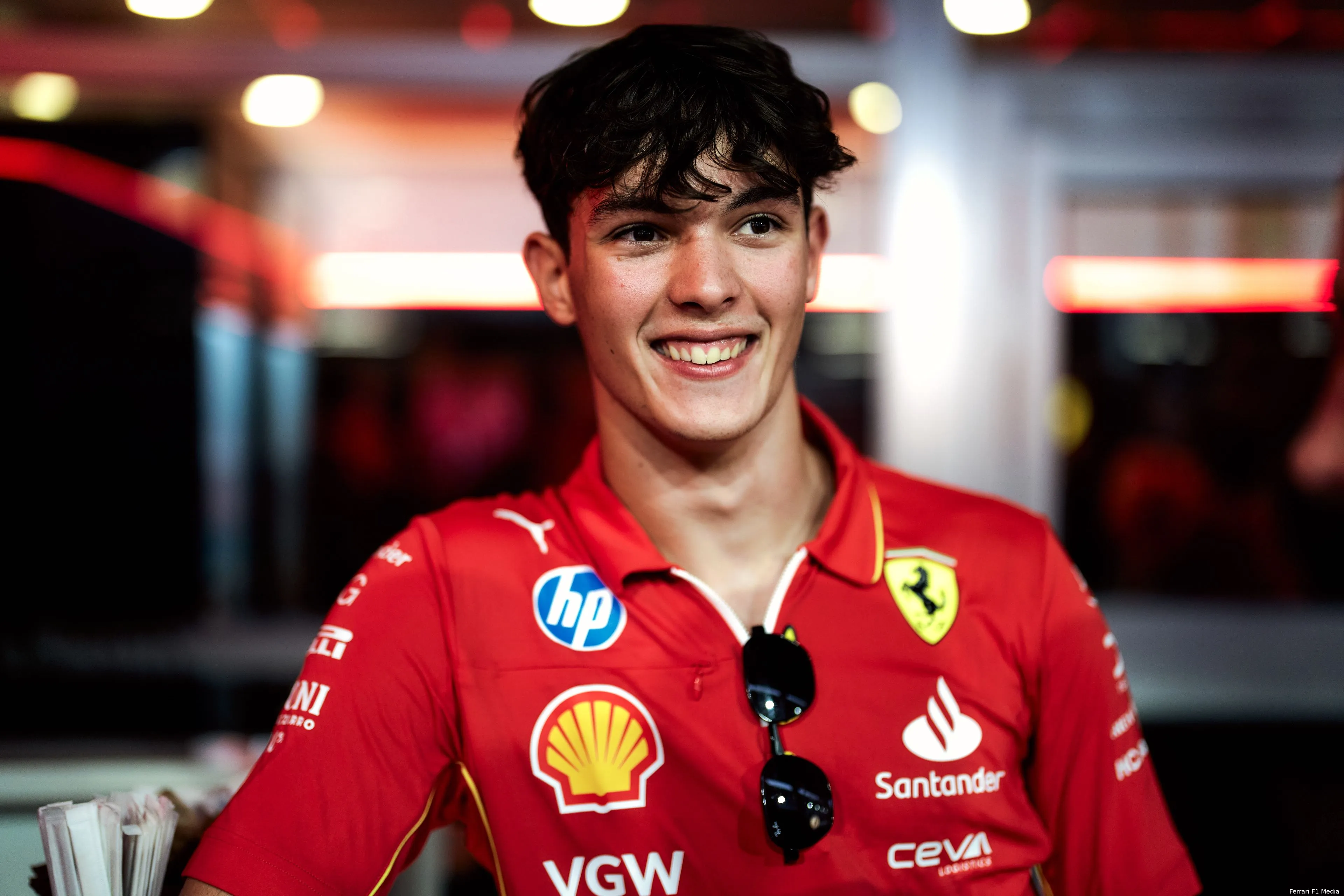 oliver bearman ferrari vt2 vrijdag singapore 1