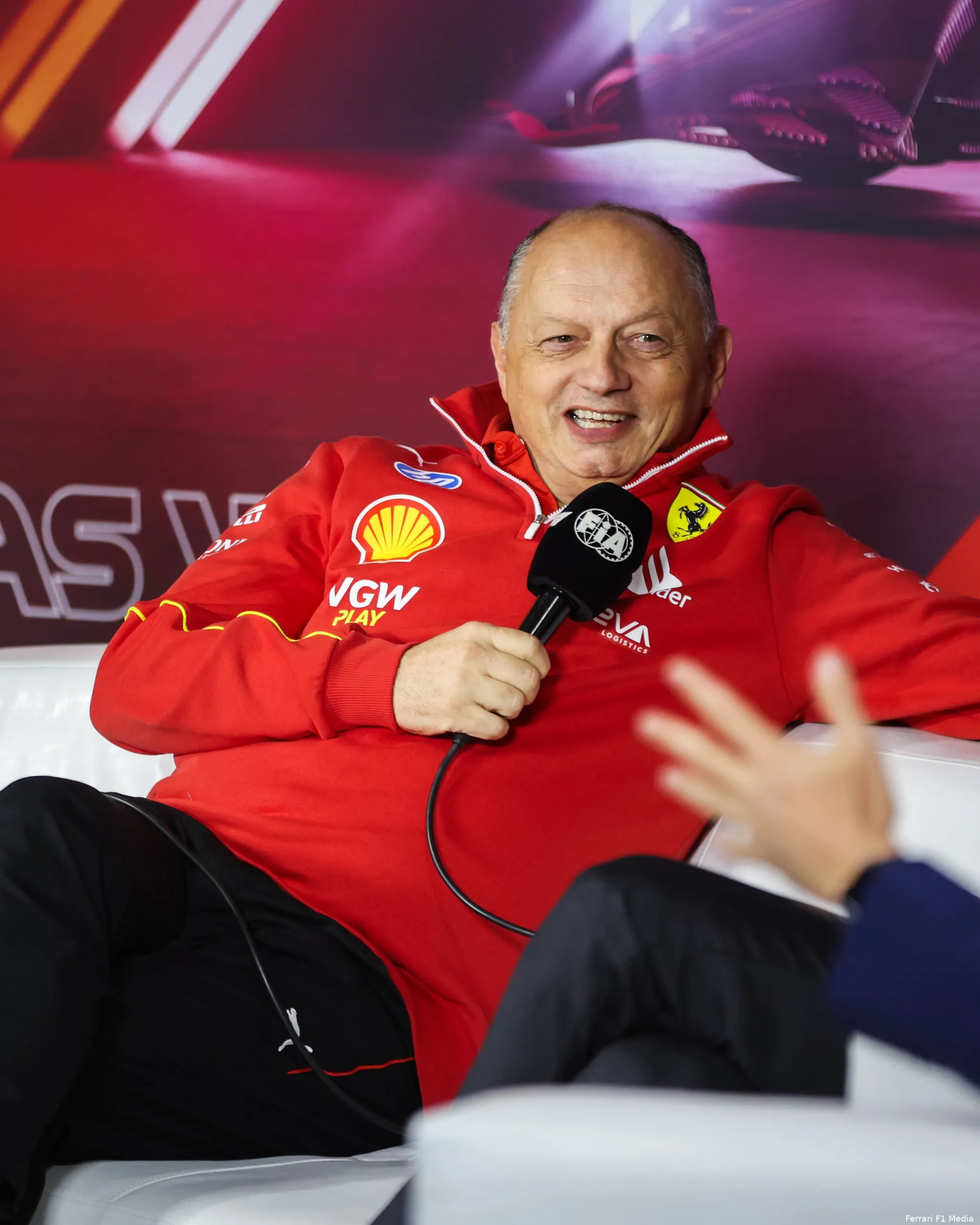 frederic vasseur ferrari las vegas persconferentie