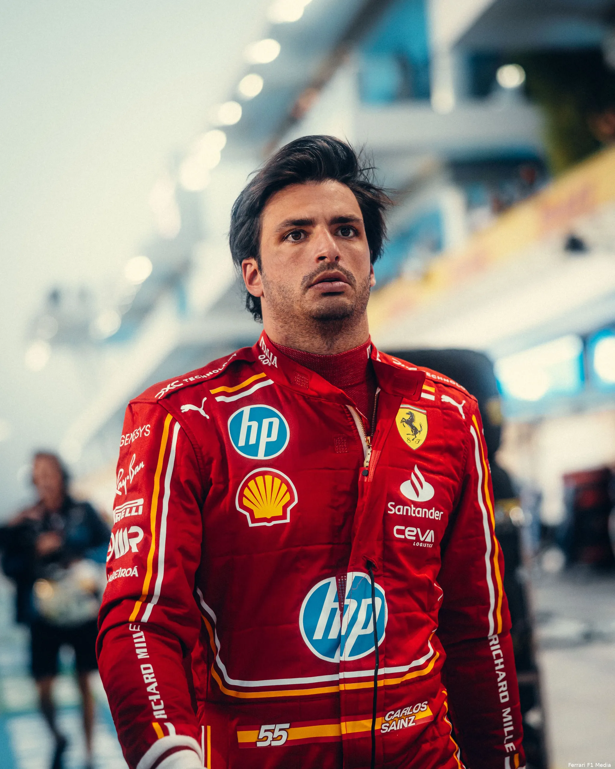 carlos sainz gp qatar 2024 ferrari zaterdag