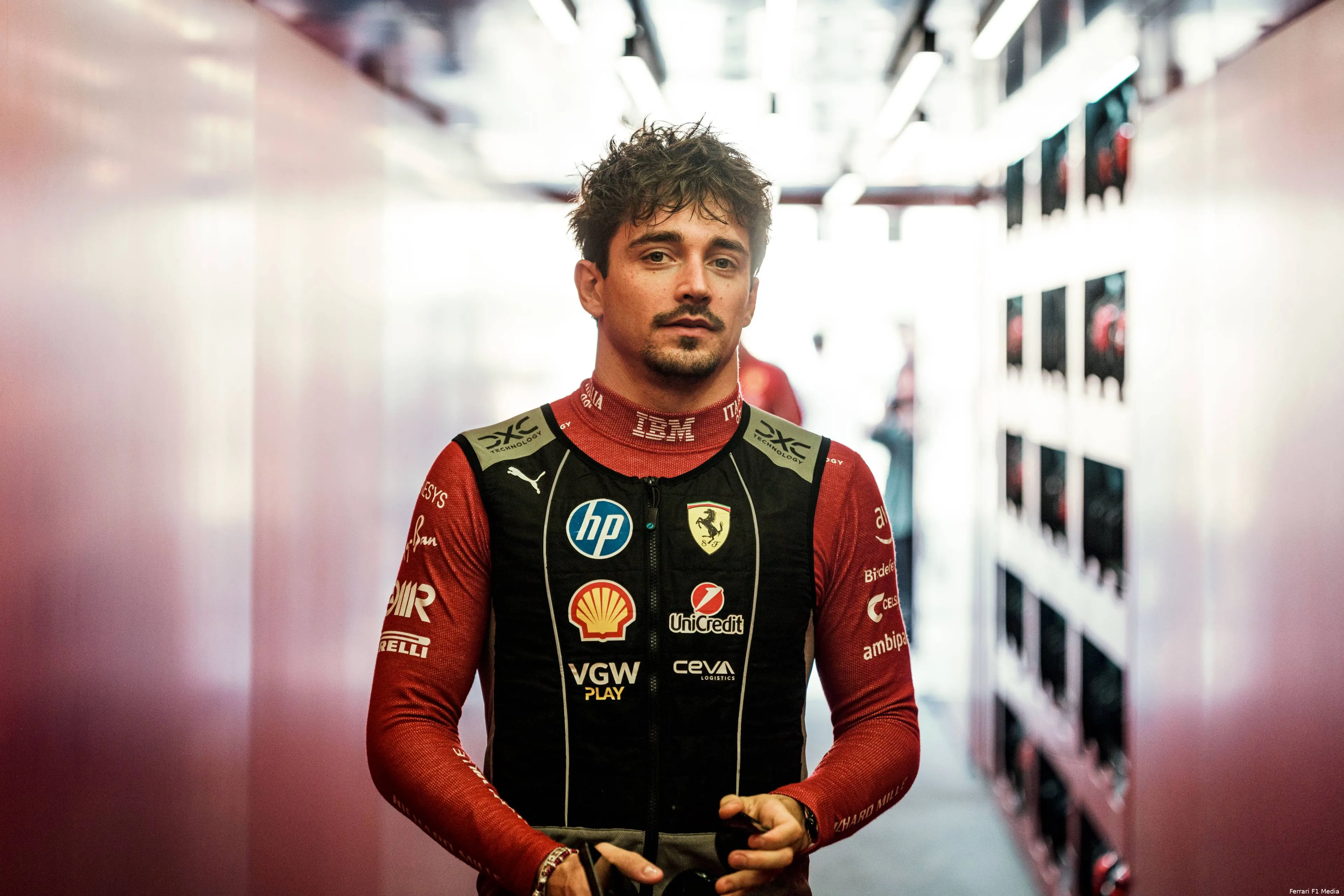 charles leclerc ferrari bahrein 2025 training