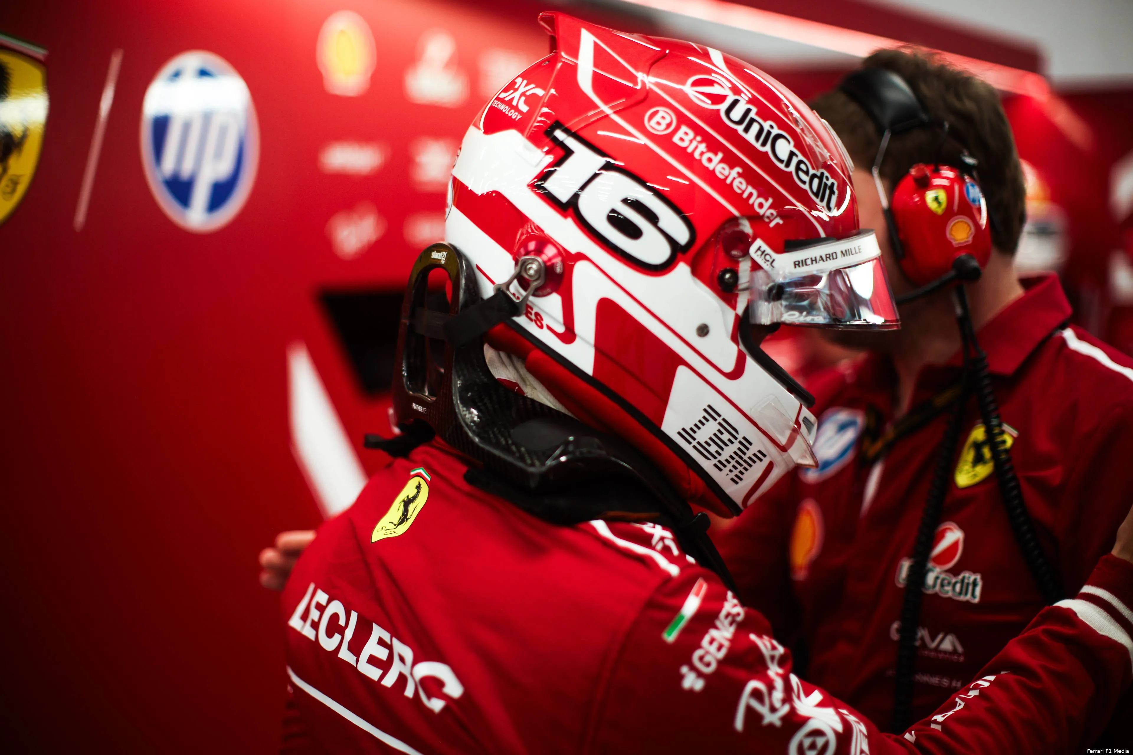 ferrari charles leclerc gp saoedi arabie 2025 zaterdag 3