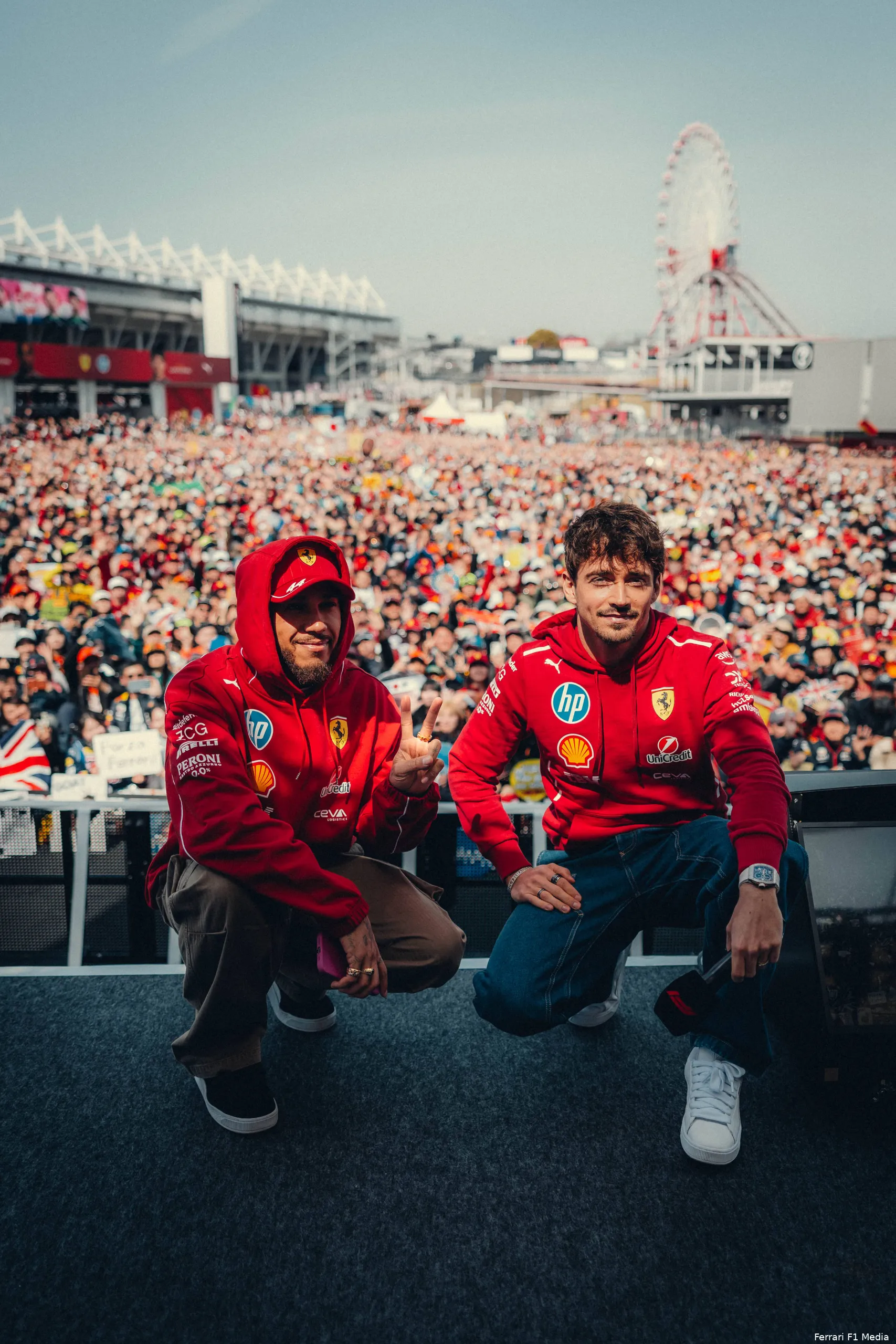 lewis hamilton charles leclerc japan 2025 12812 1 fans