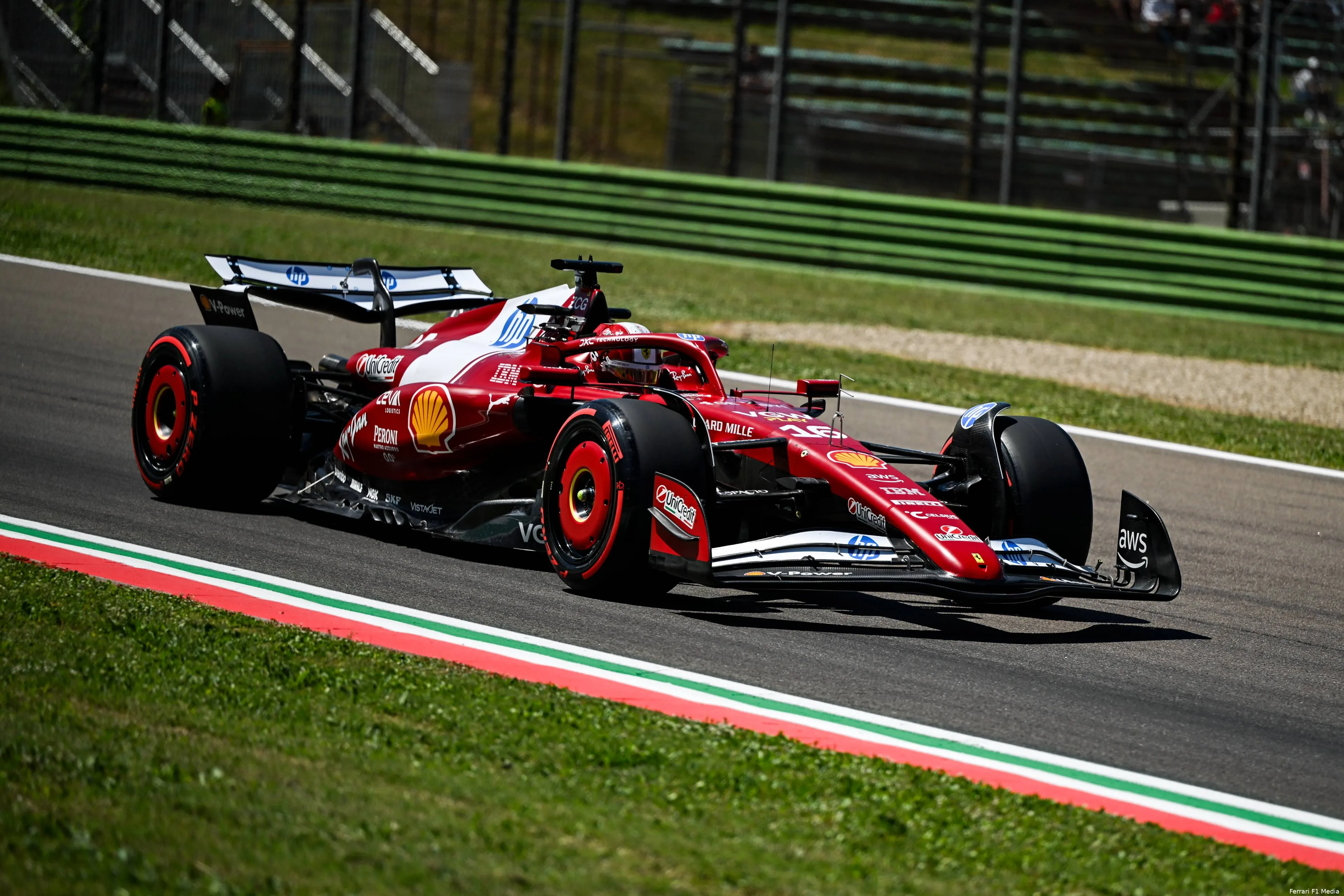 ferrari charles leclerc gp emilia romagna imola 2025 vrijdag 2