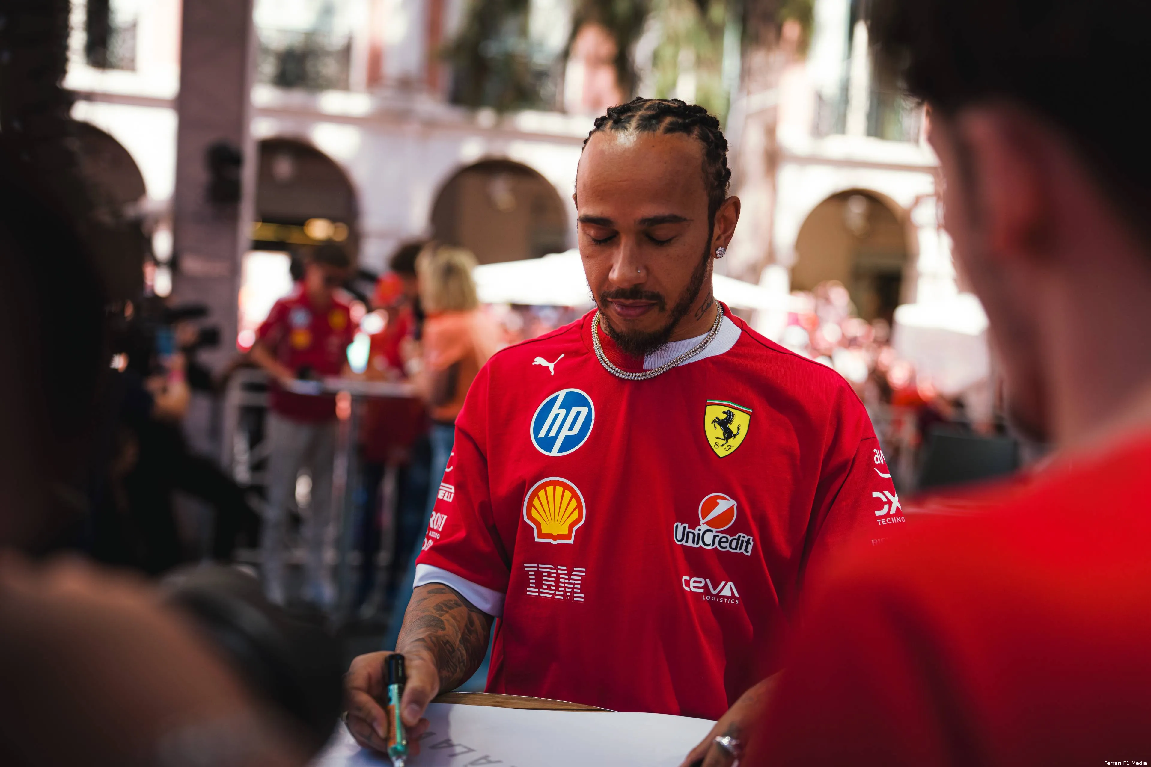 lewis hamilton ferrari 2025 monaco vrijdag 1