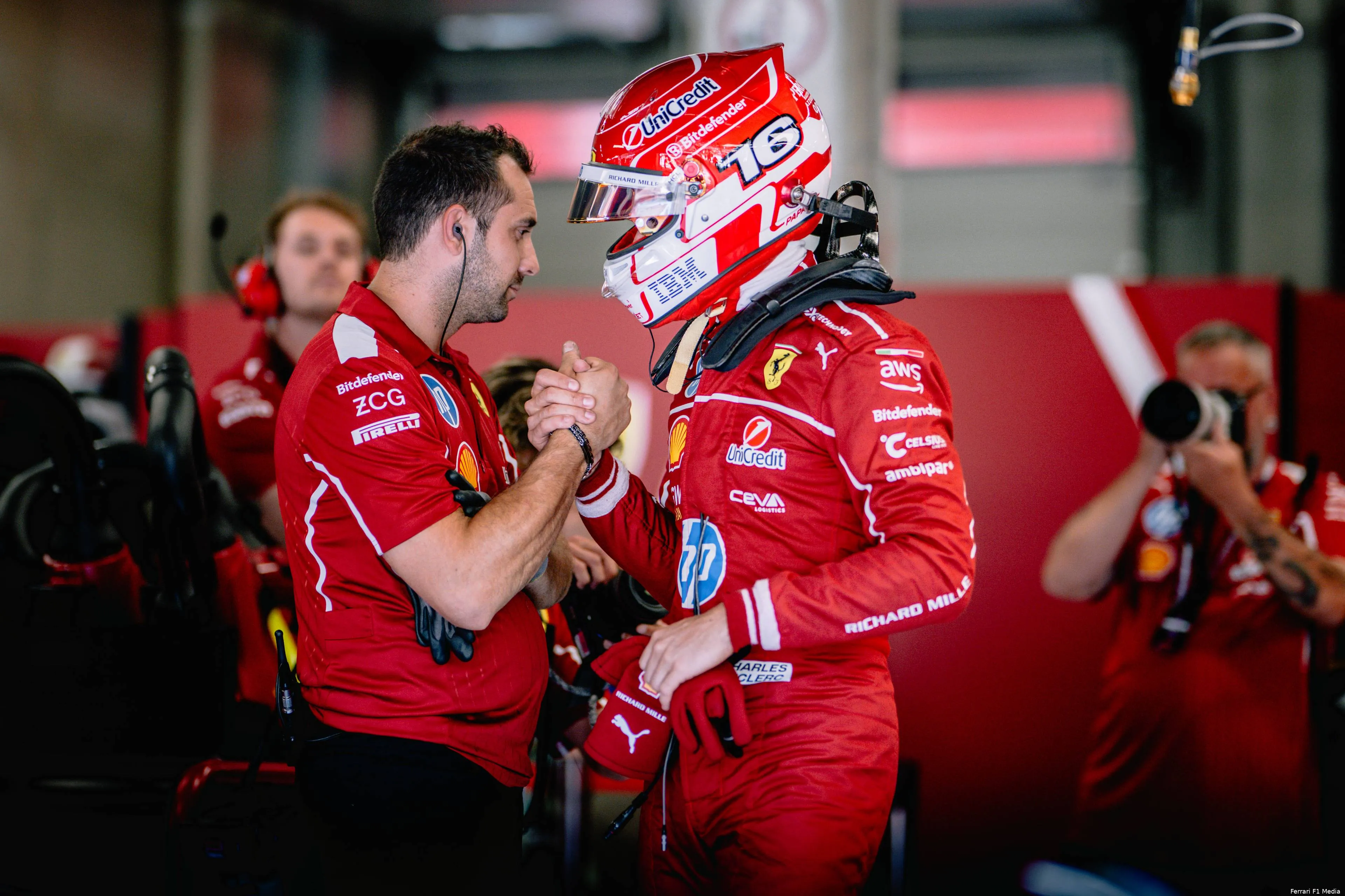 charles leclerc ferrari gp oostenrijk 2025 zaterdag 2