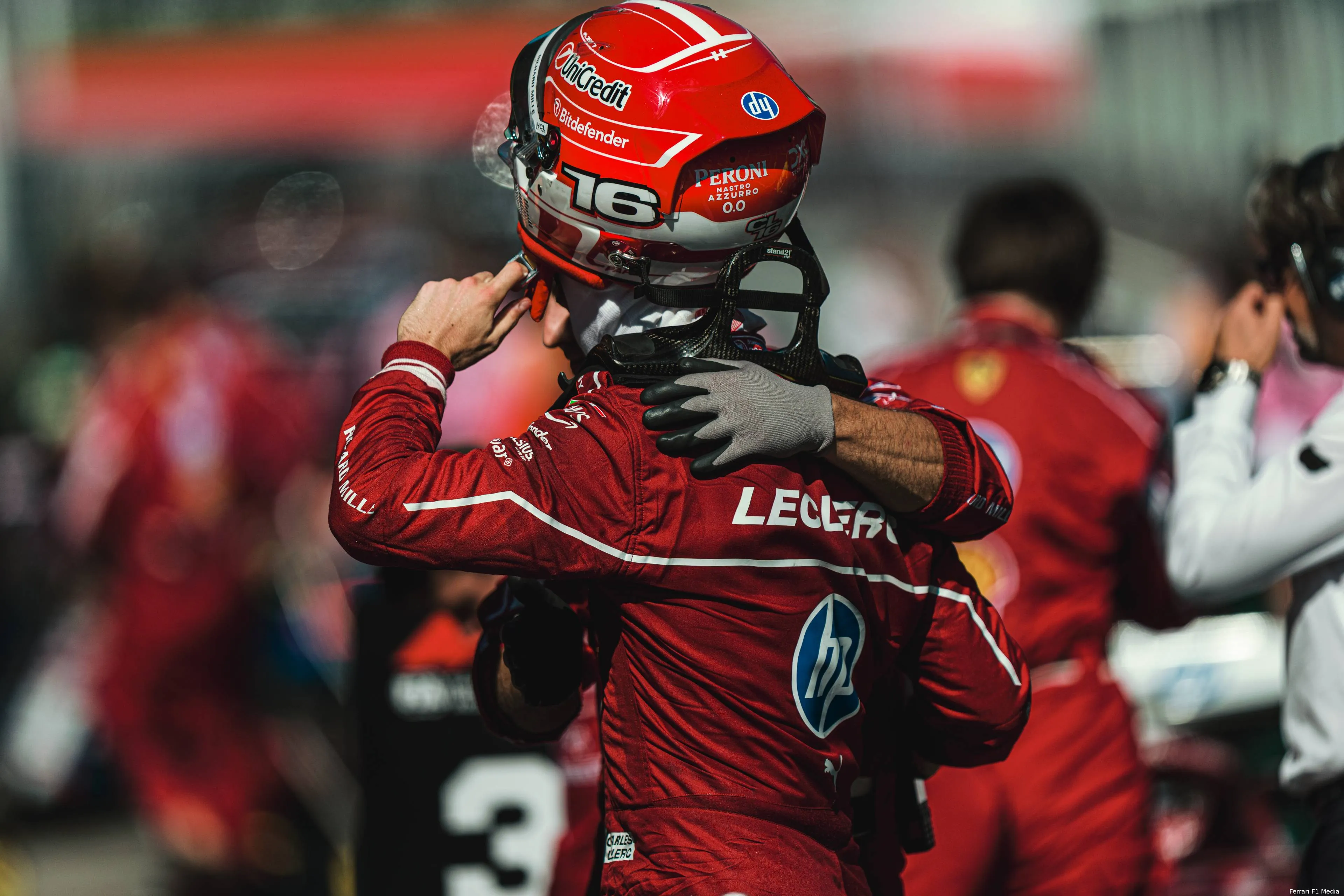 charles leclerc ferrari gp oostenrijk 2025 zondag 5