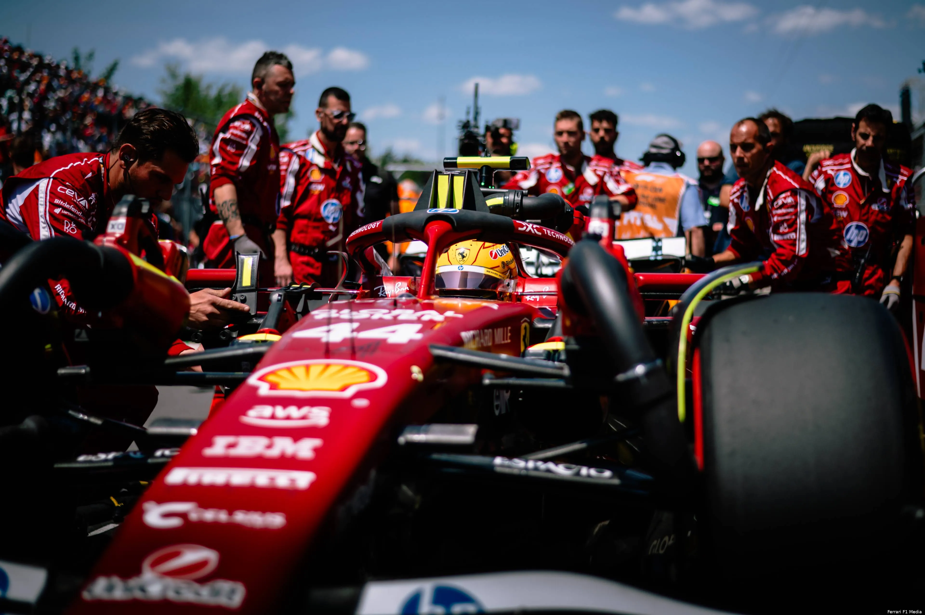 lewis hamilton ferrari canada race 2025