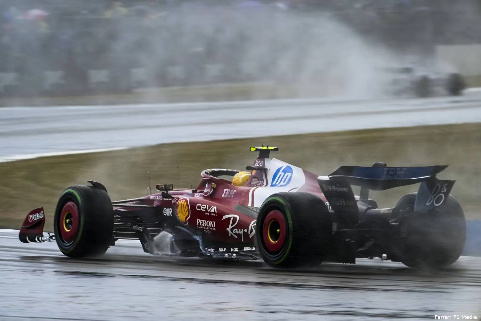 lewis hamilton ferrari gp groot brittannie 2025 silverstone regenjpg