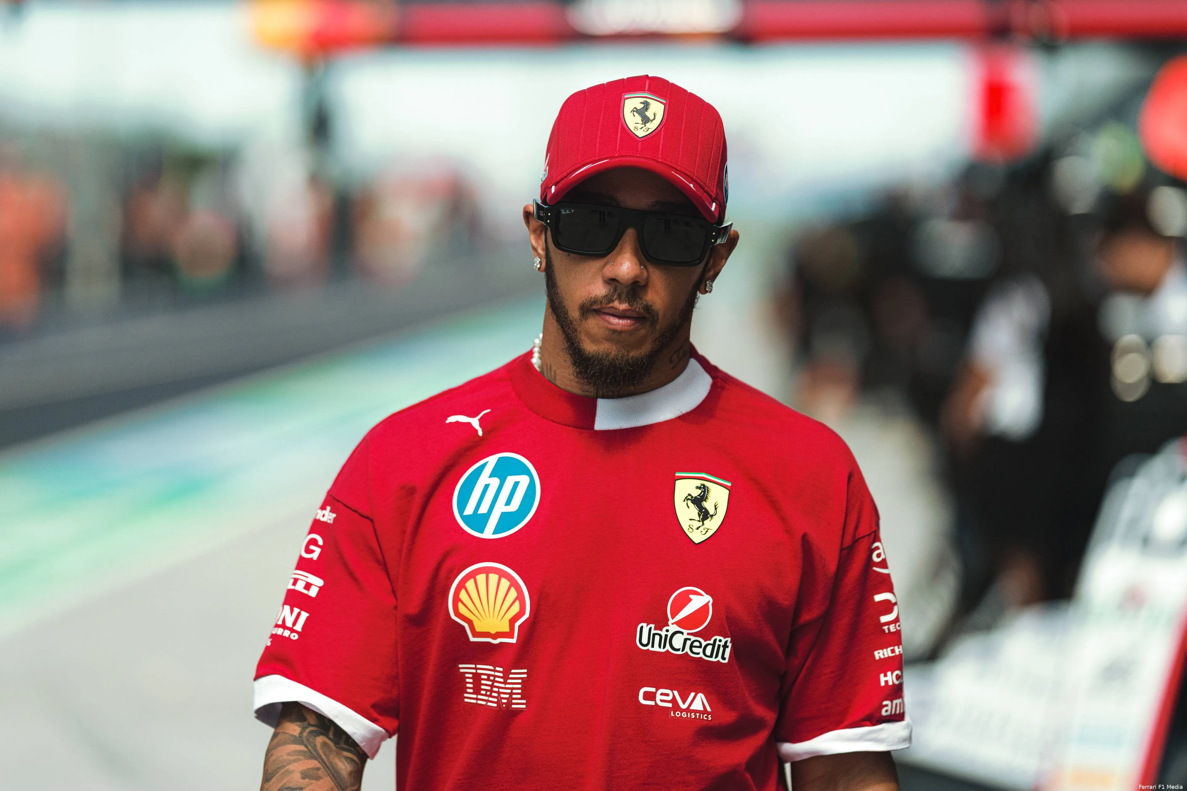 ferrari lewis hamilton gp hongarije 2025 zaterdag
