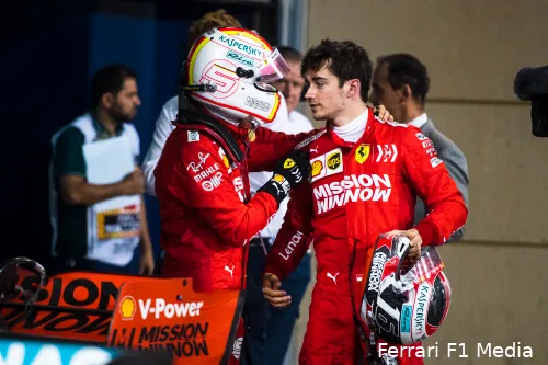 vettel leclerc bahrein 2019