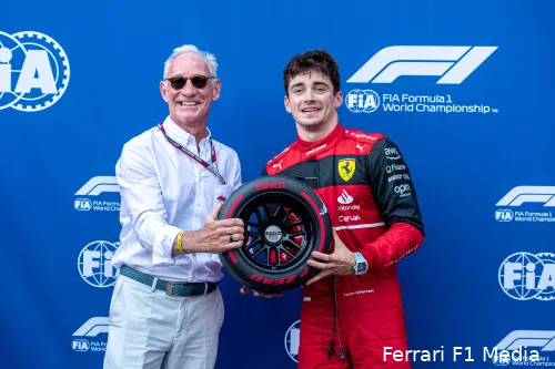 Leclerc op poleposition, Grand Priv van Monaco 2022 (Foto:
Ferrari F1 Media)