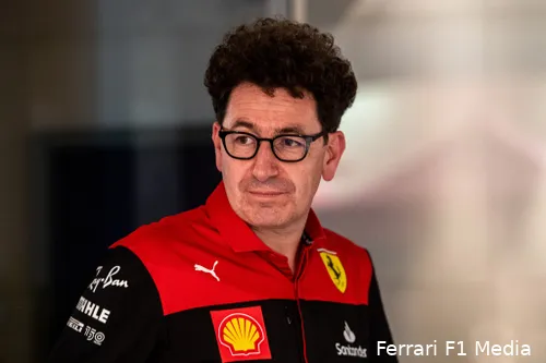 <i>Mattia Binotto zit zonder baan, maar heeft de afgelopen maand nog belangrijk werk geleverd.&nbsp;</i>