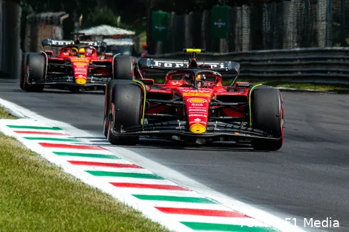 Ferrari stond onder veel druk van de tifosi en de pers tijdens hun thuisrace (Foto: Ferrari F1 Media)<br>