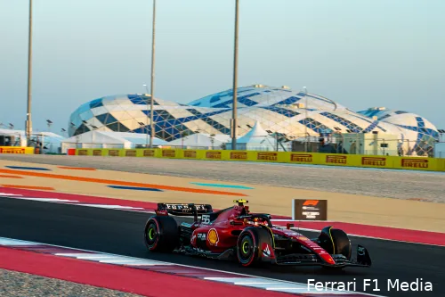 Het Lusail International Circuit gooide al snel de onvermijdelijke moeilijkheden op het bord van de FIA en Formule 1. (Foto: Ferrari F1 Media)