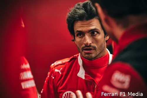 ferrari leclerc sainz lasvegas