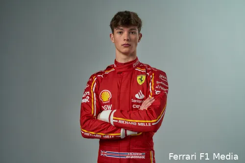 <i>Oliver Bearman begon sterk aan zijn weekend.</i>