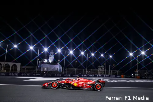 Lof uit veel landen voor Bearman die een ijzersterk debuut reed. (Foto: Ferrari F1 Media)