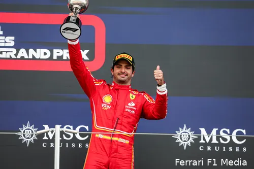 carlos sainz ferrari japan zondag 2024