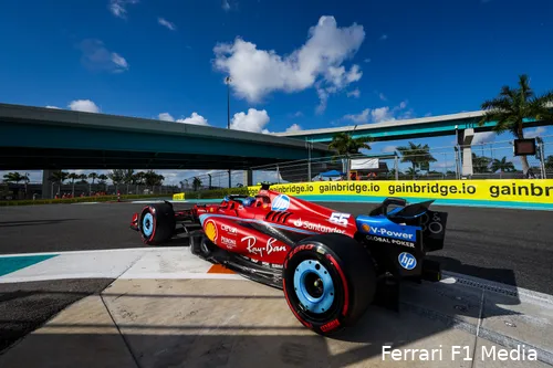 carlos sainz ferrari sf 24 miami livery