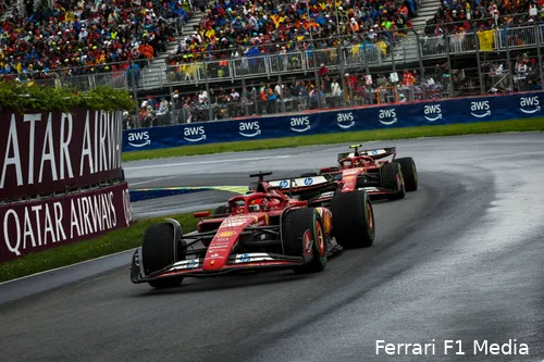 240064 scuderia ferrari canada gp race e1cb1842 9ed6 4fd8 a180 0119008af418 sainz leclerc canada 2024