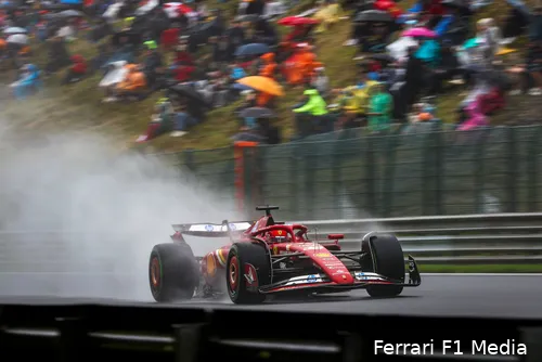 Onverwachte P2 van Charles Leclerc in kwalificatie, Grand Prix van België, Circuit de Spa-Francorchamps, 2024.